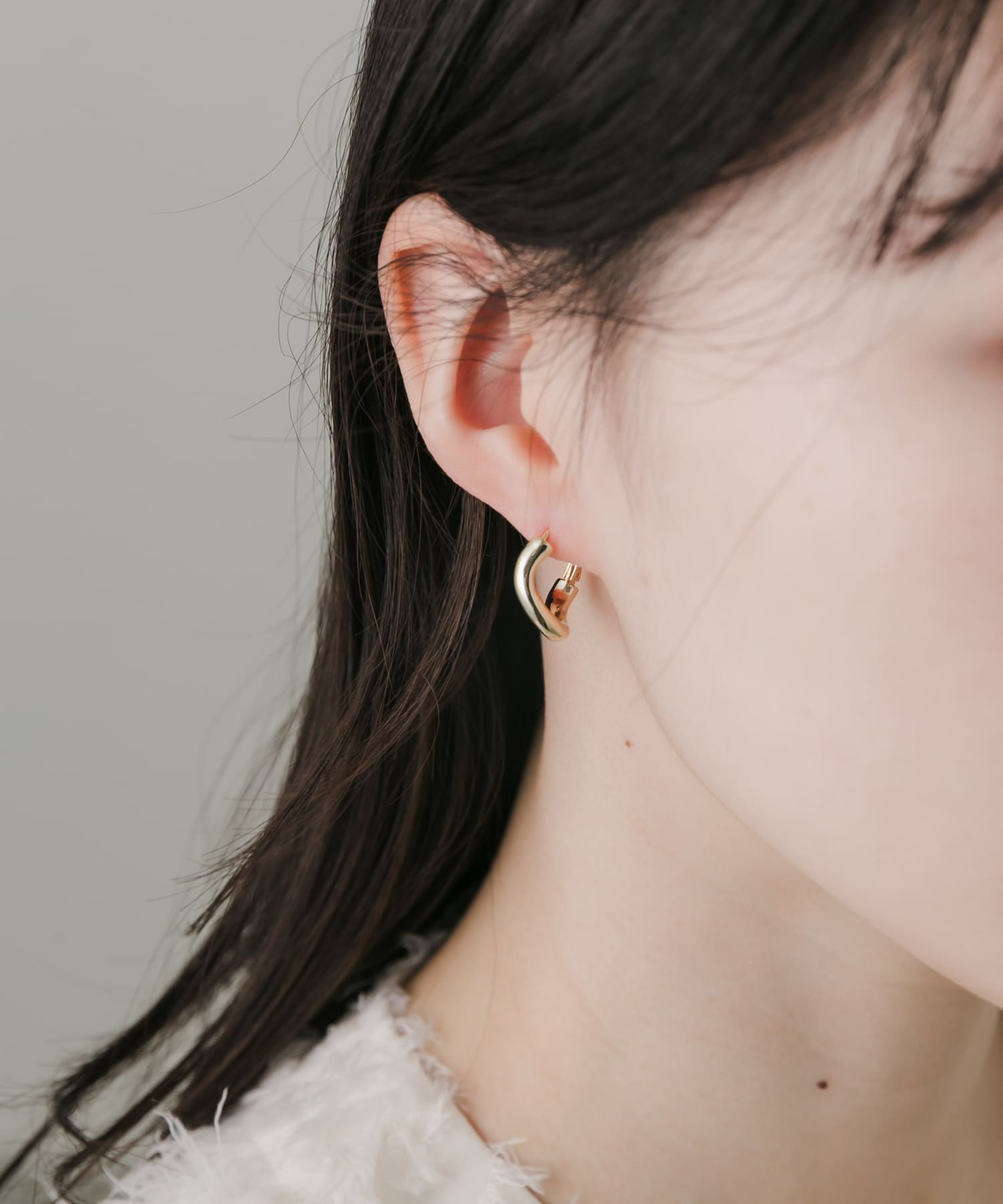 メタルニュアンスワンタッチピアス GLD -