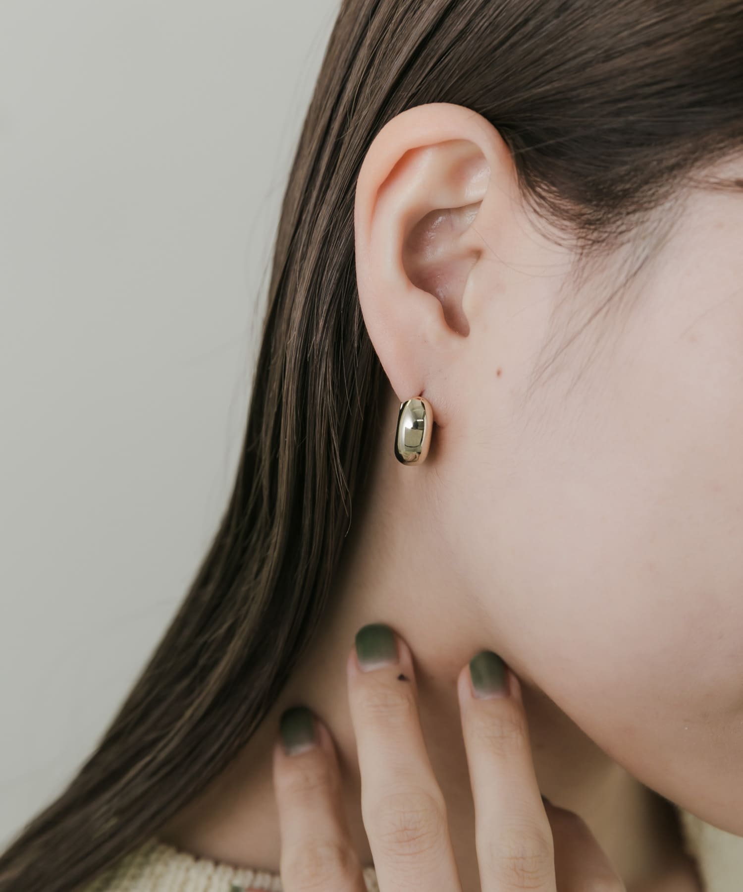 メタルプックリワンタッチピアス