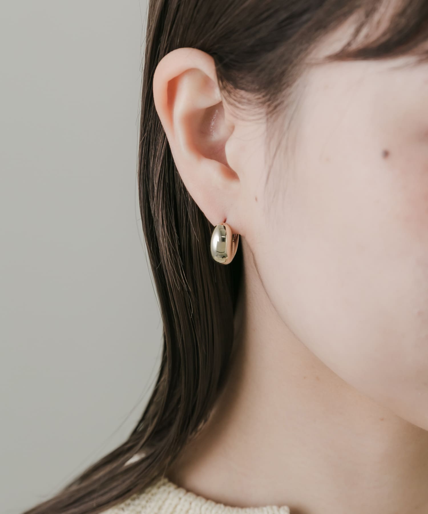 メタルプックリワンタッチピアス GLD -