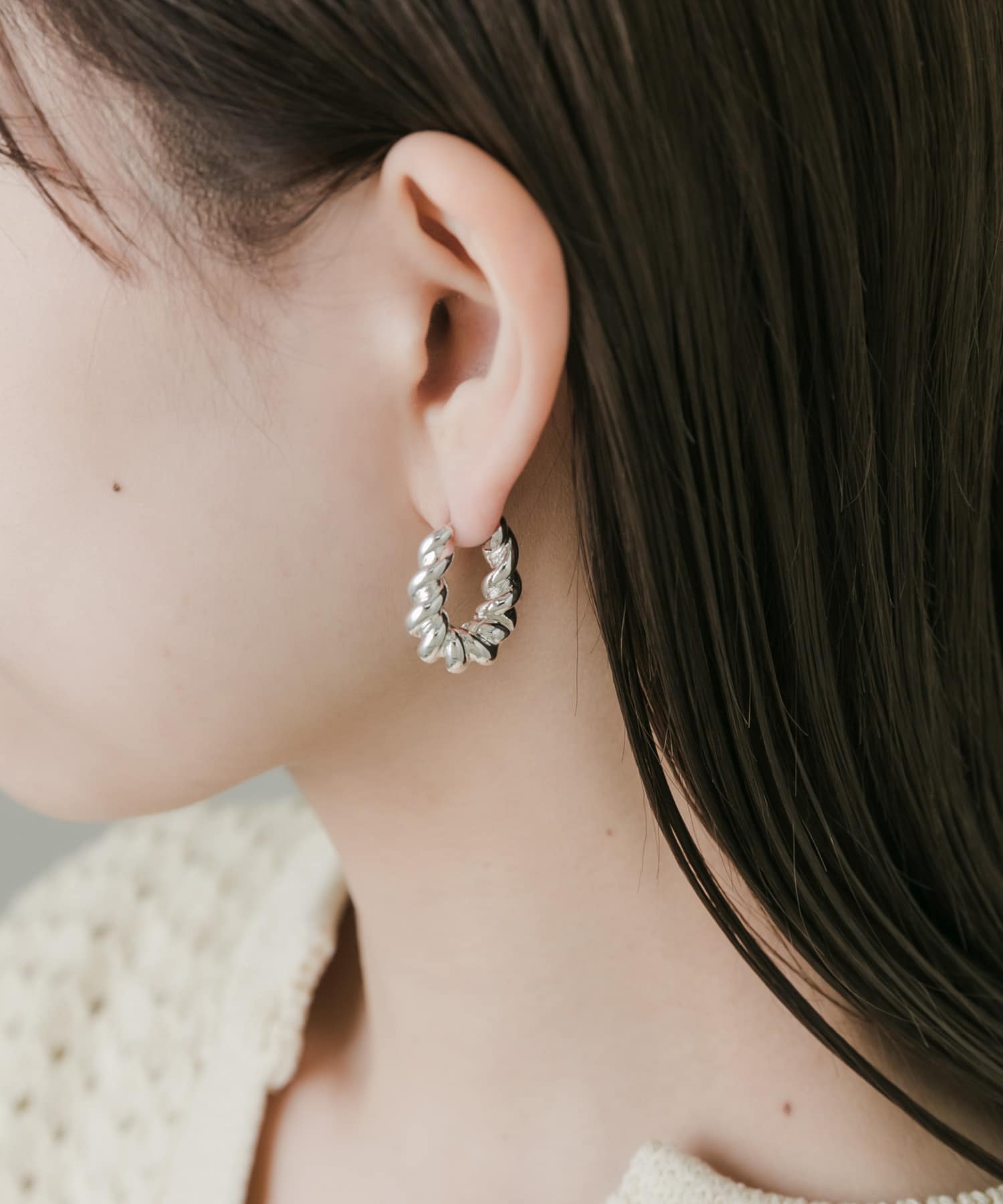 ツイストワンタッチピアス SLV -