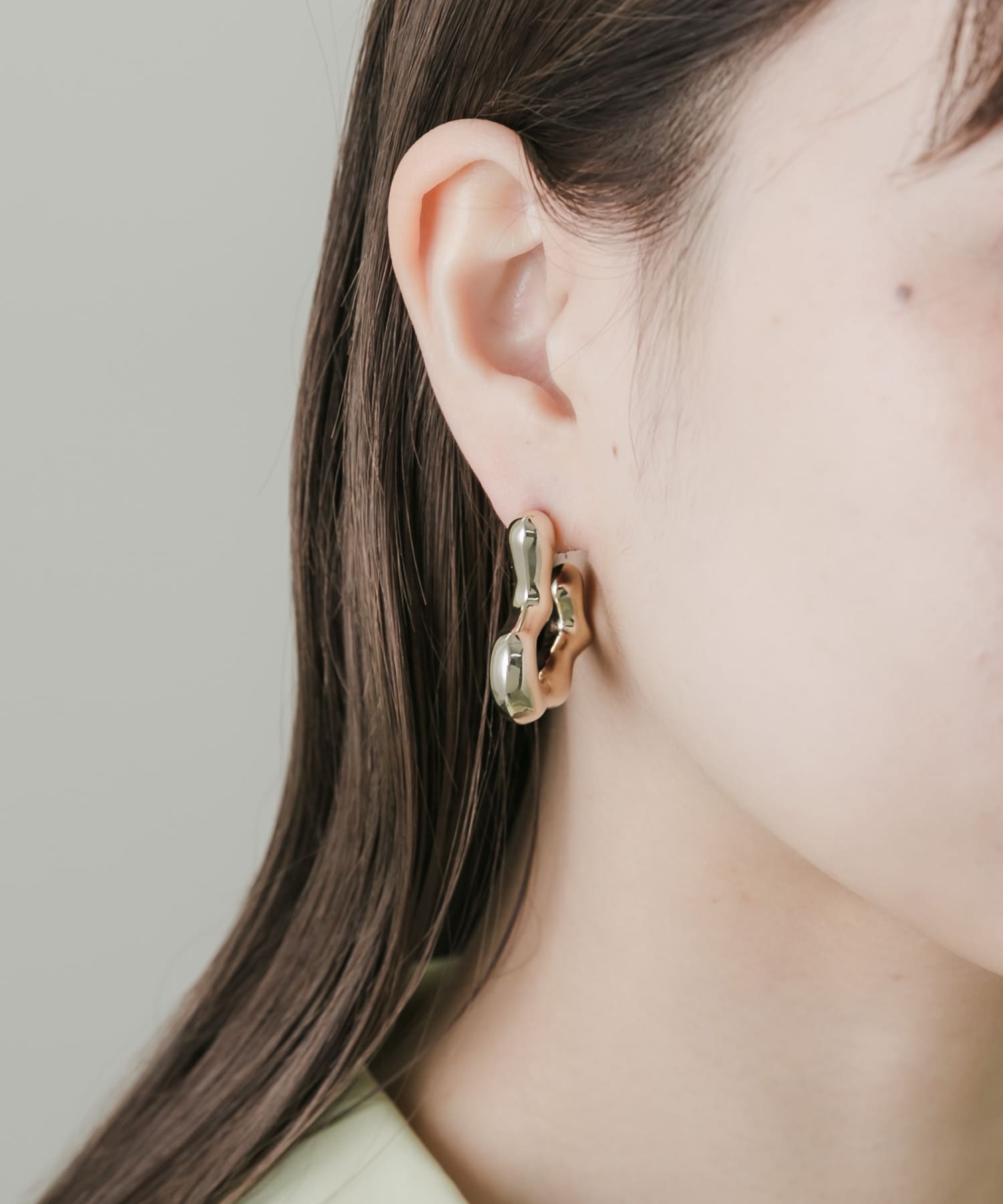 ニュアンスハートピアス GLD -