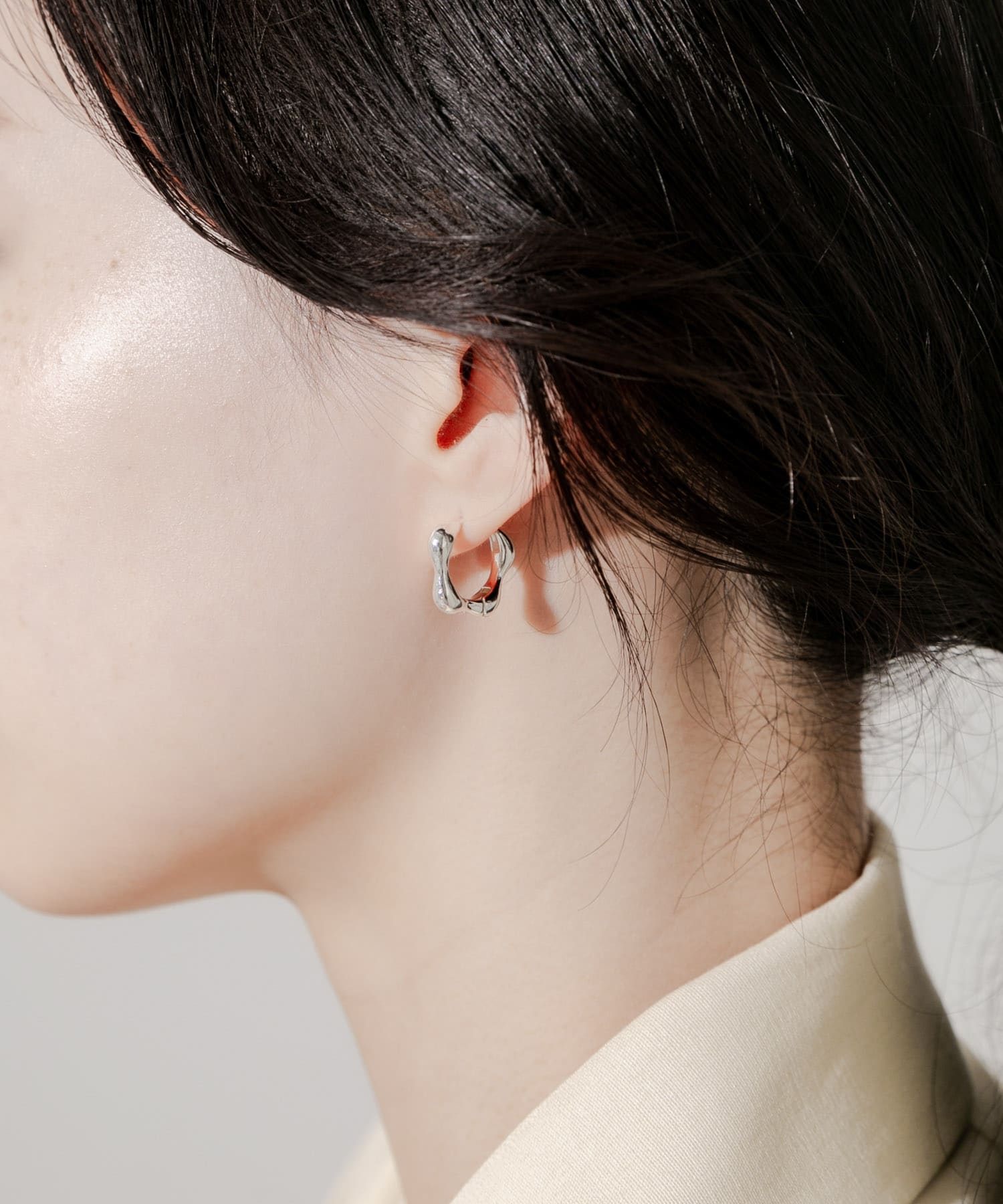 ニュアンスモチーフピアス SLV -