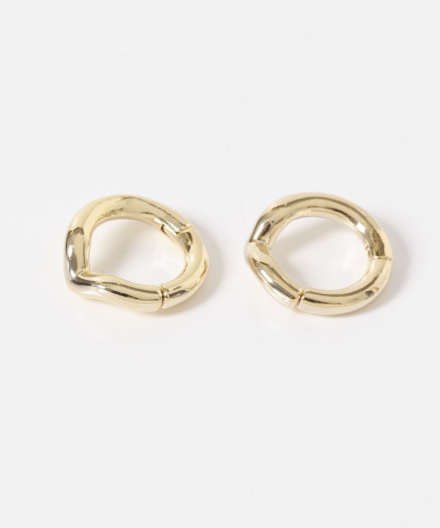 メタルシンプルクリップイヤリング GLD -