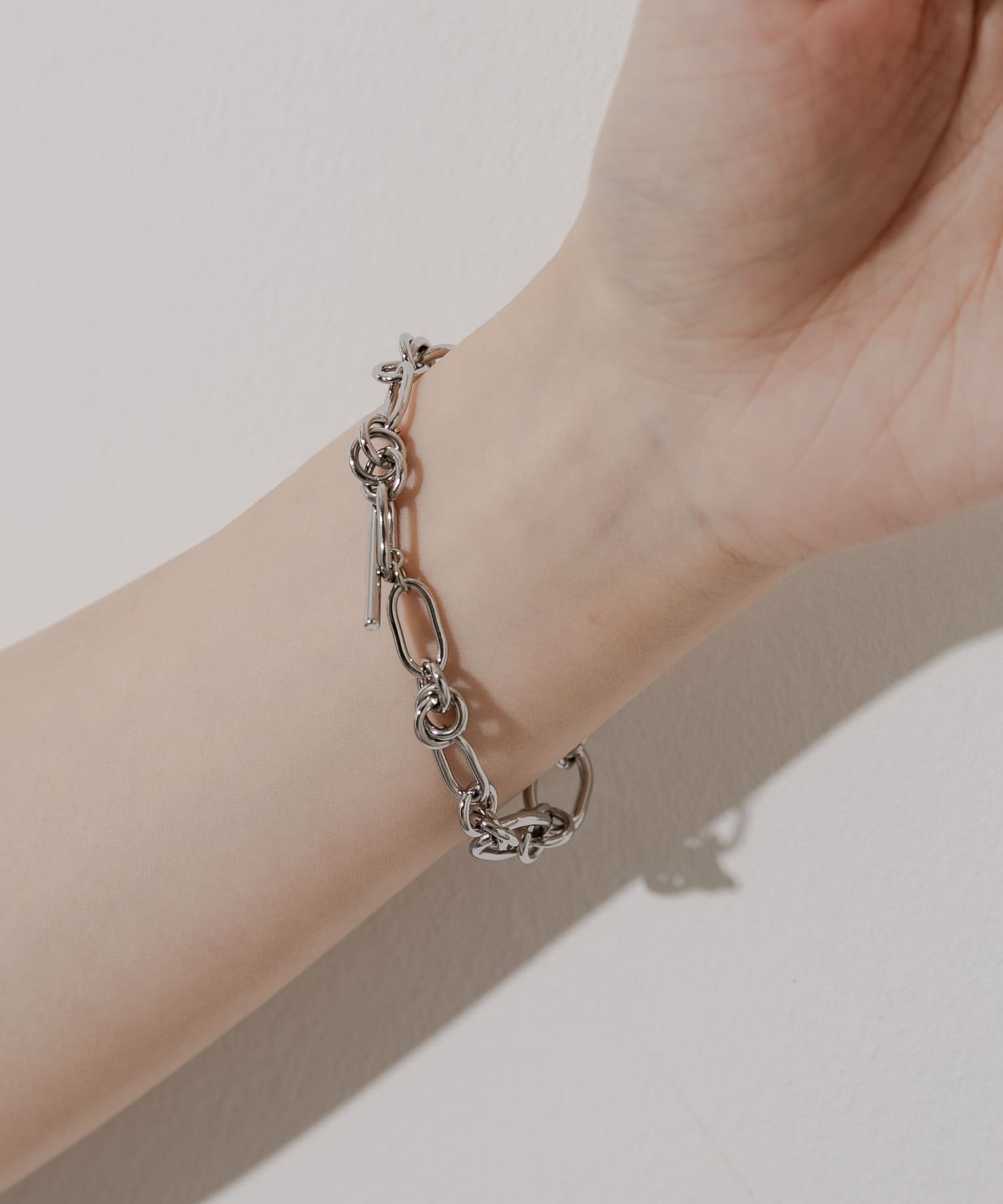 ランダムチェーンマンテルブレスレット SLV -