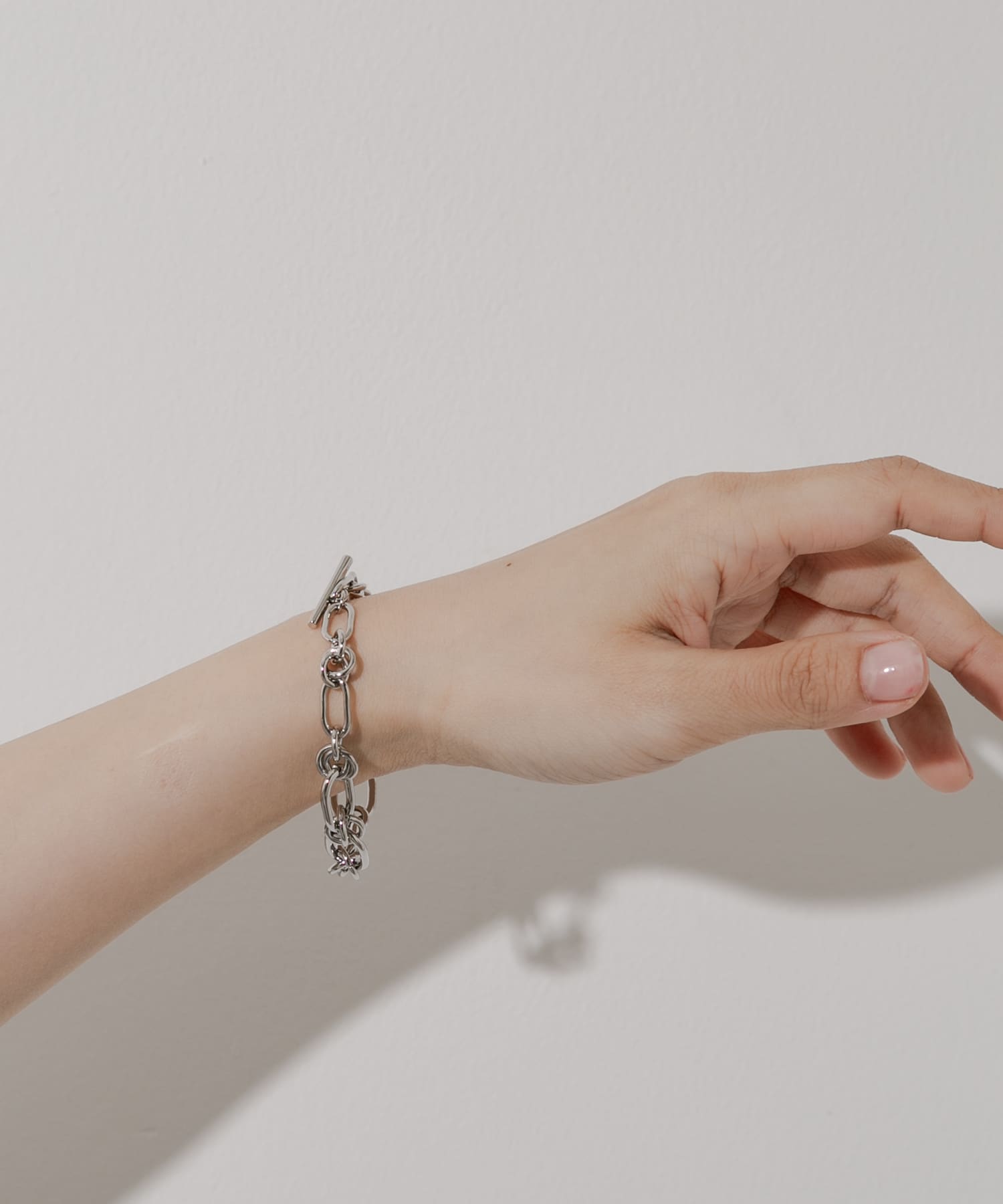 ランダムチェーンマンテルブレスレット SLV -