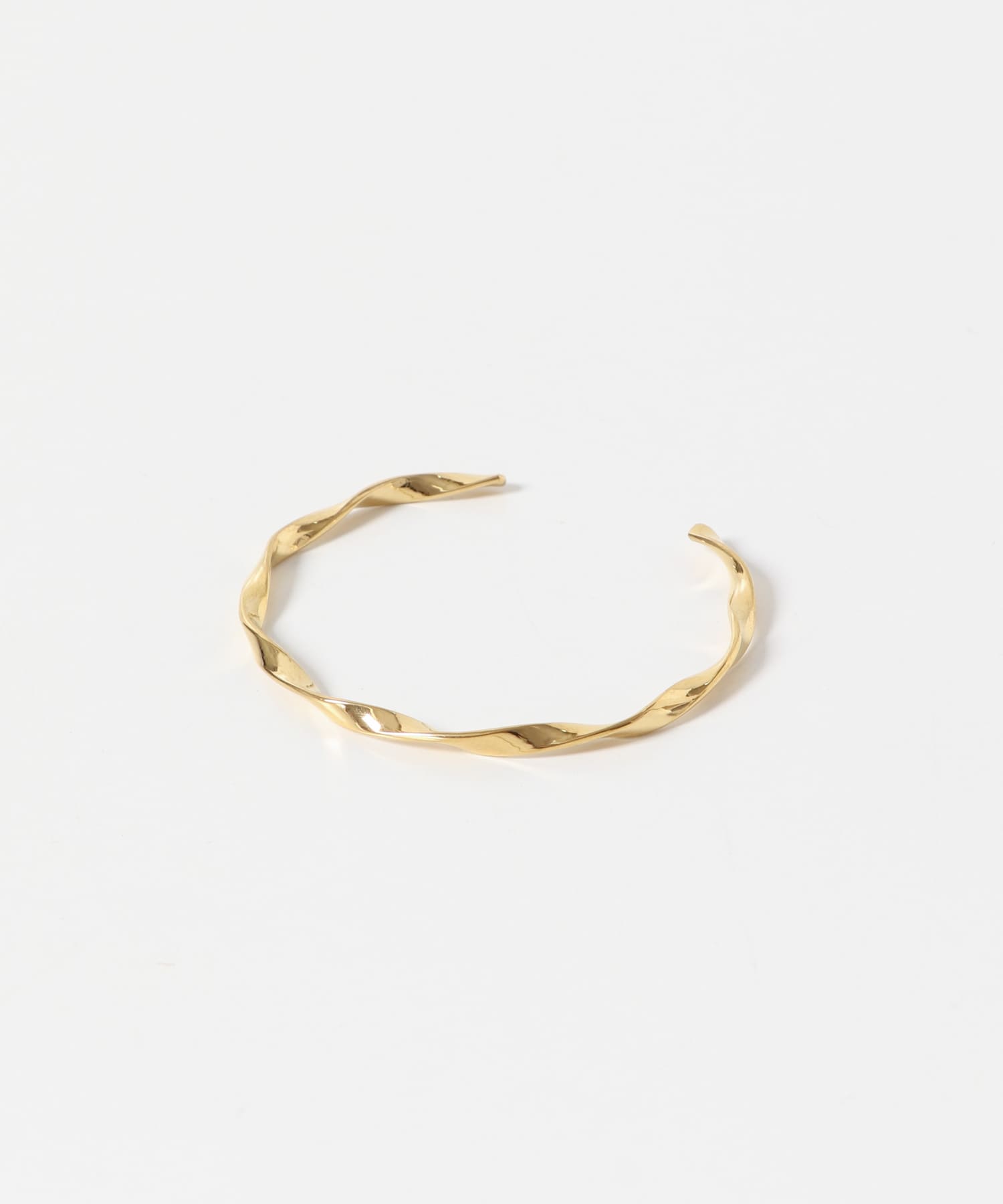 ステンレスツイストバングル GLD -