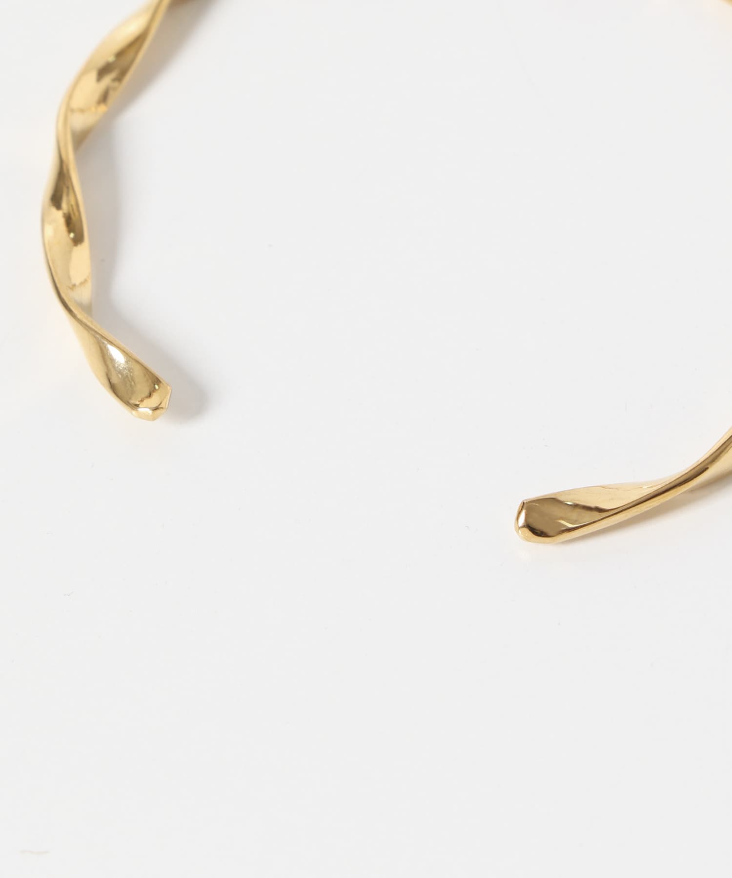 ステンレスツイストバングル GLD -
