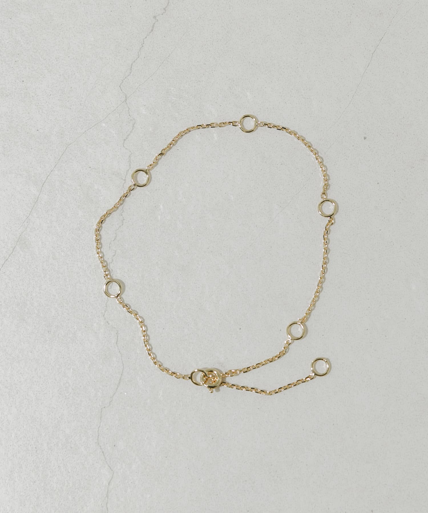 メタルシンプルチェーンブレスレット