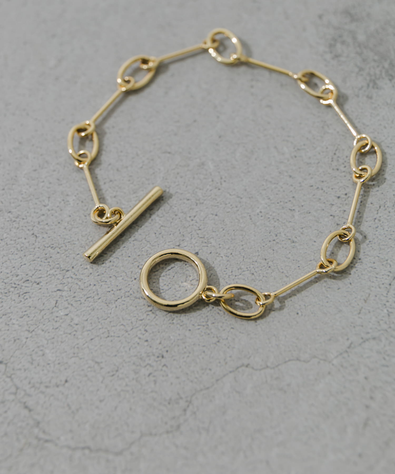 メタルデザインマンテルブレスレット GLD -