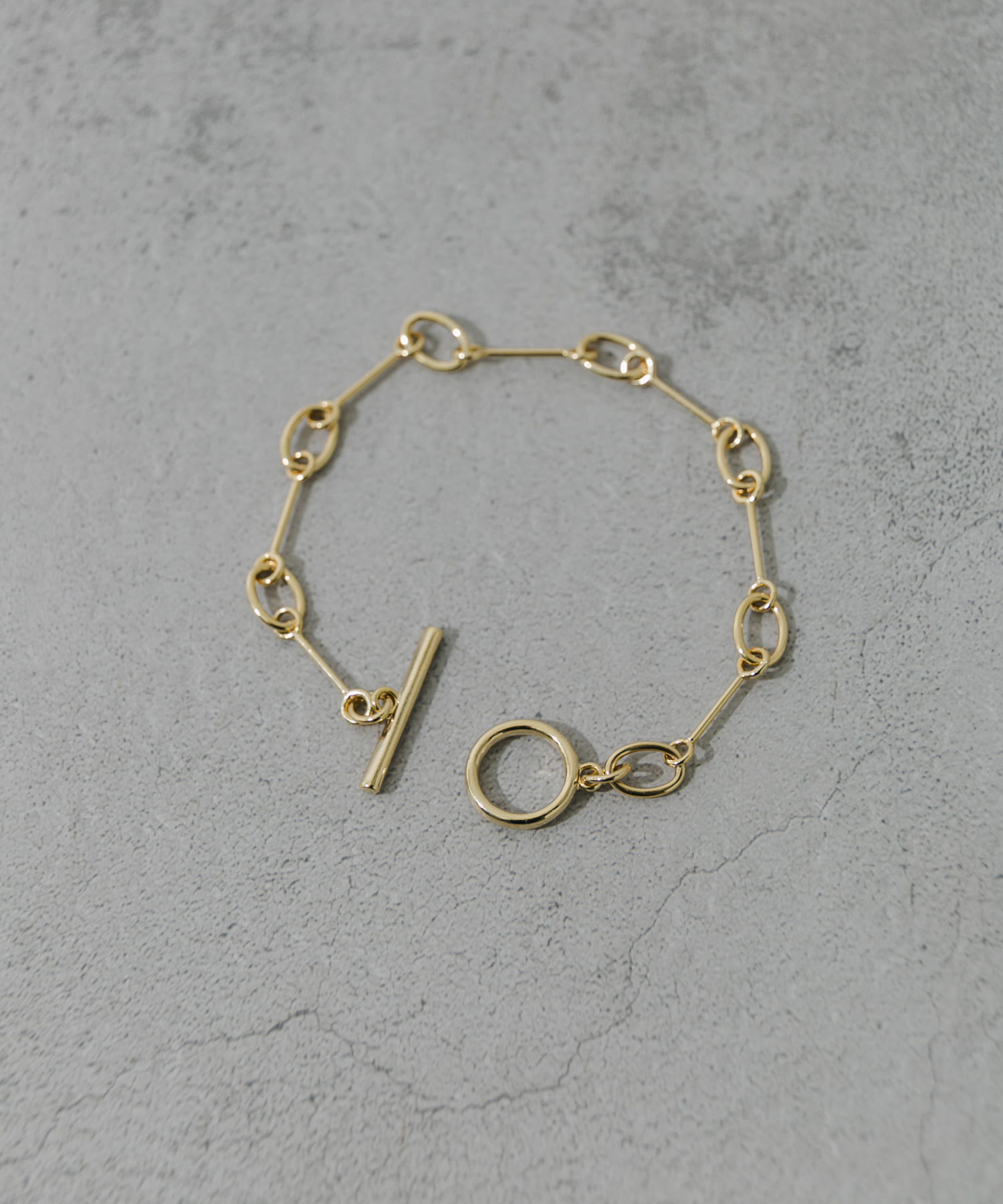 メタルデザインマンテルブレスレット GLD -