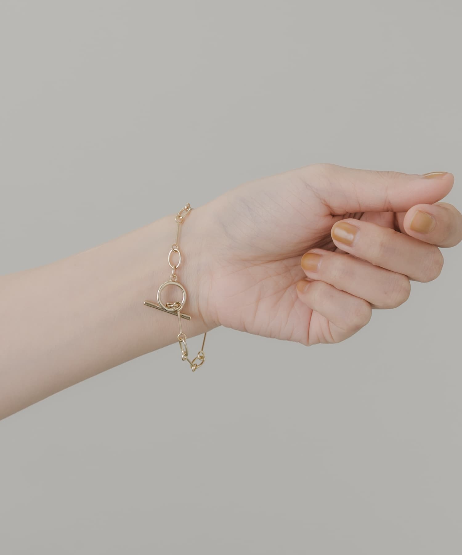 メタルデザインマンテルブレスレット GLD -