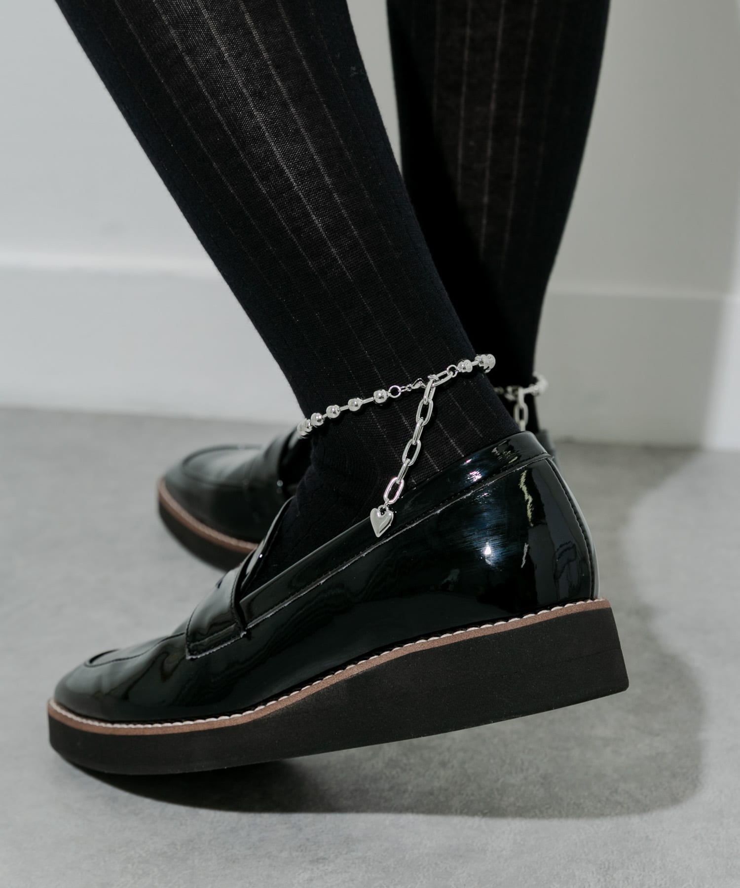 『WEB/一部店舗限定』ボールエンドハートアンクレット