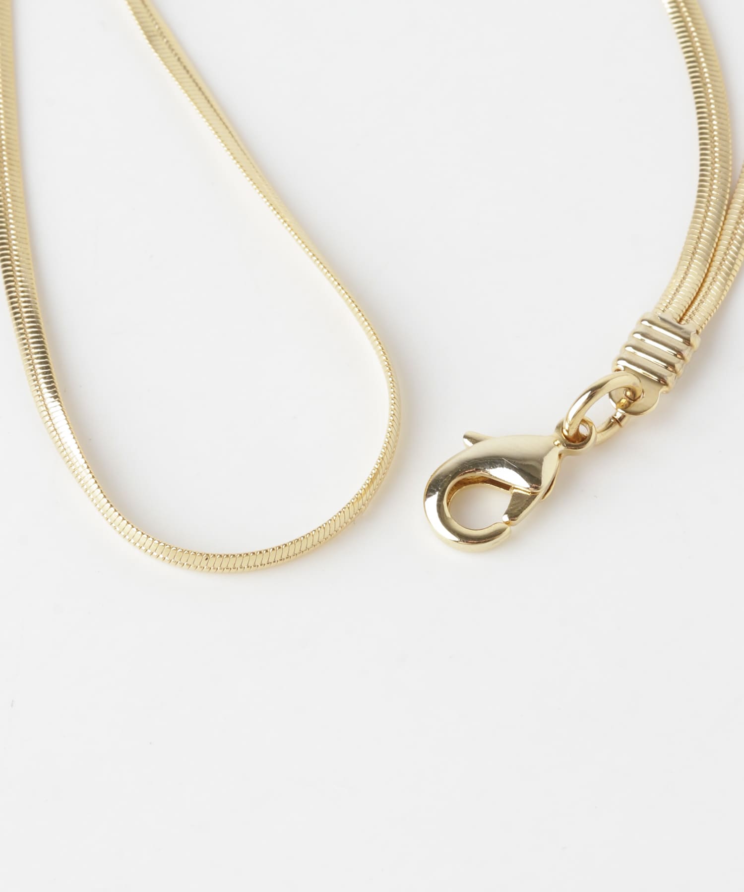 ダブルスネークチェーンブレスレット GLD -