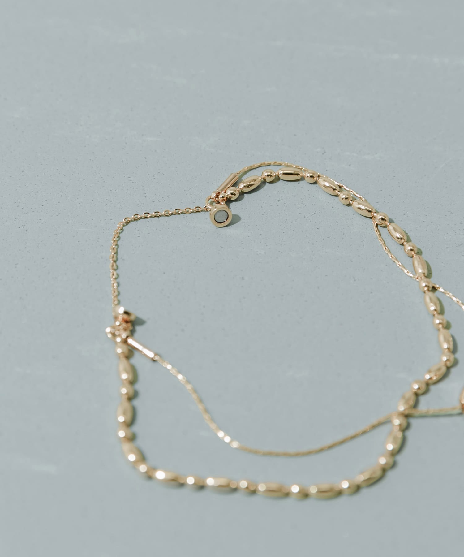 ボールレイヤードマグネットブレスレット GLD -