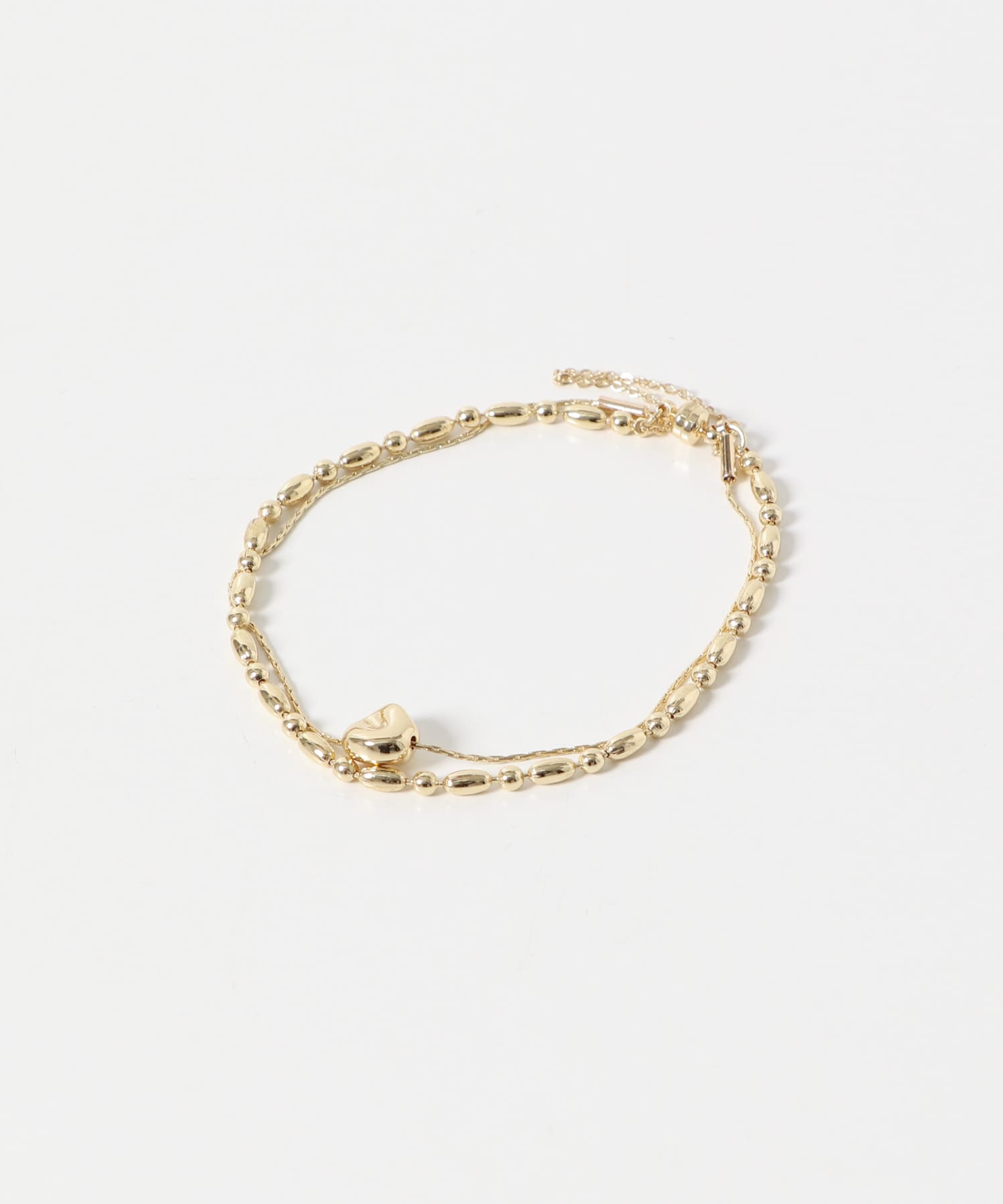 ボールレイヤードマグネットブレスレット GLD -