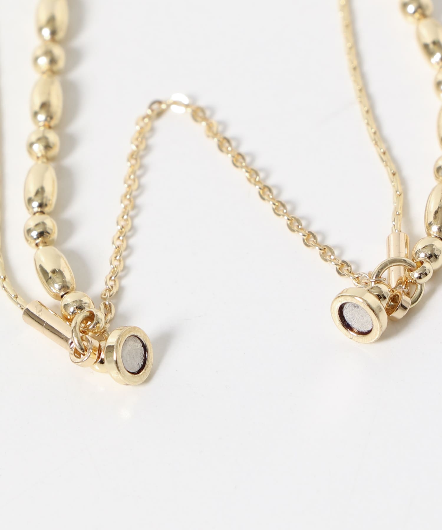 ボールレイヤードマグネットブレスレット GLD -