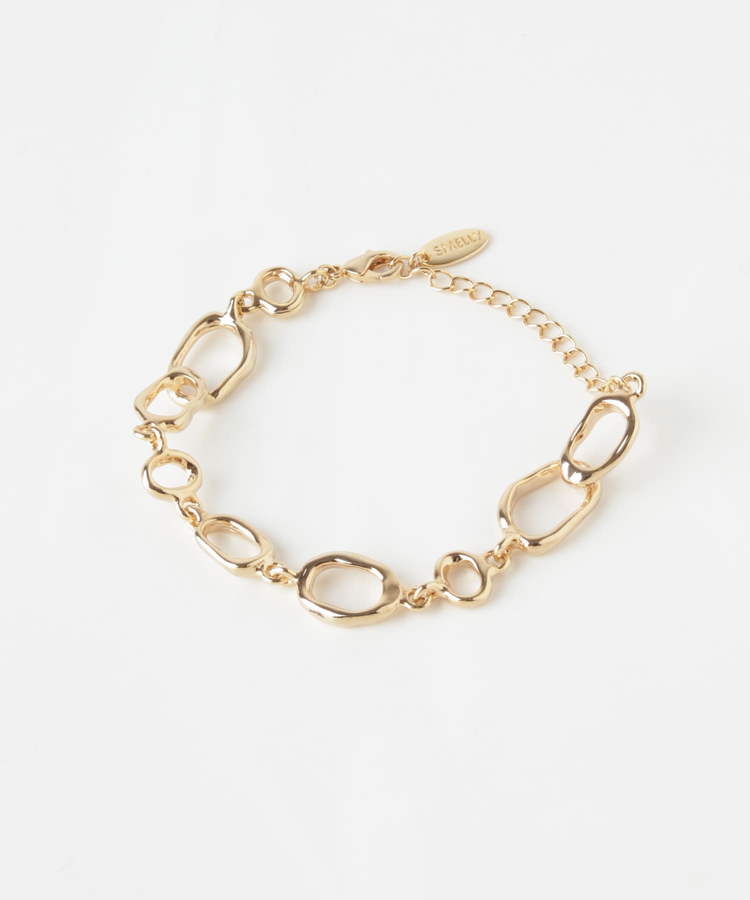 ニュアンスオーバルチェーンブレスレット GLD -