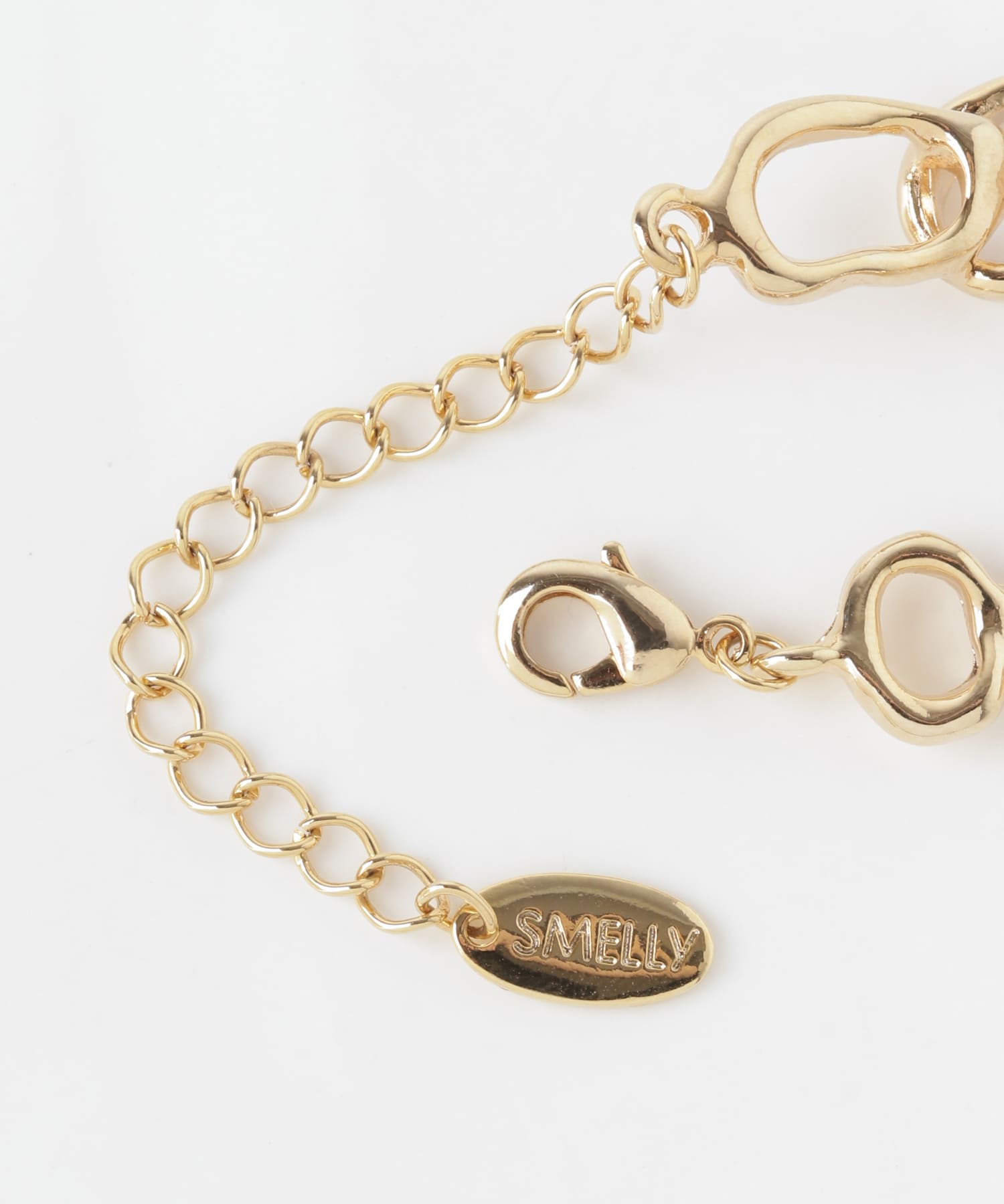 ニュアンスオーバルチェーンブレスレット GLD -