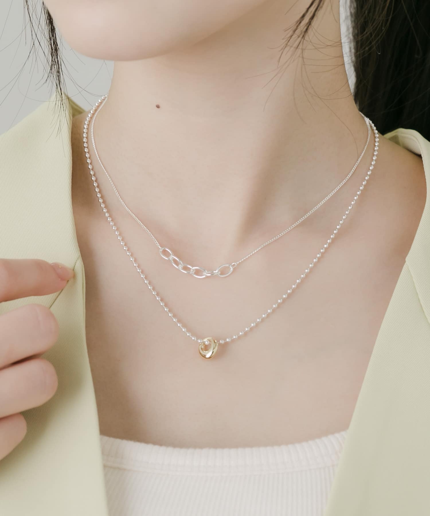 トップ2セットネックレス(- SLV): アクセサリー｜URBAN RESEARCH