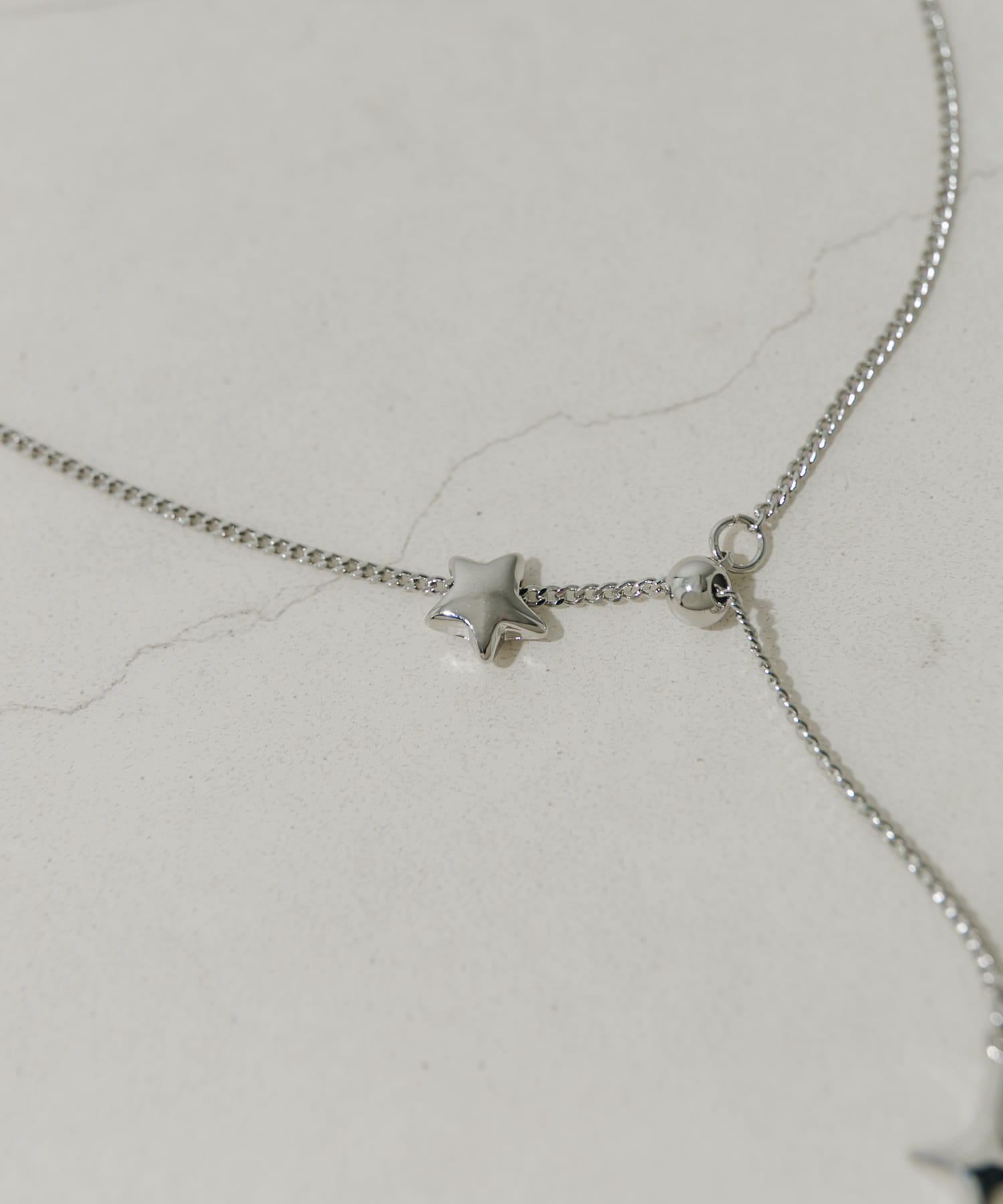 スタースライドYネックレス SLV -