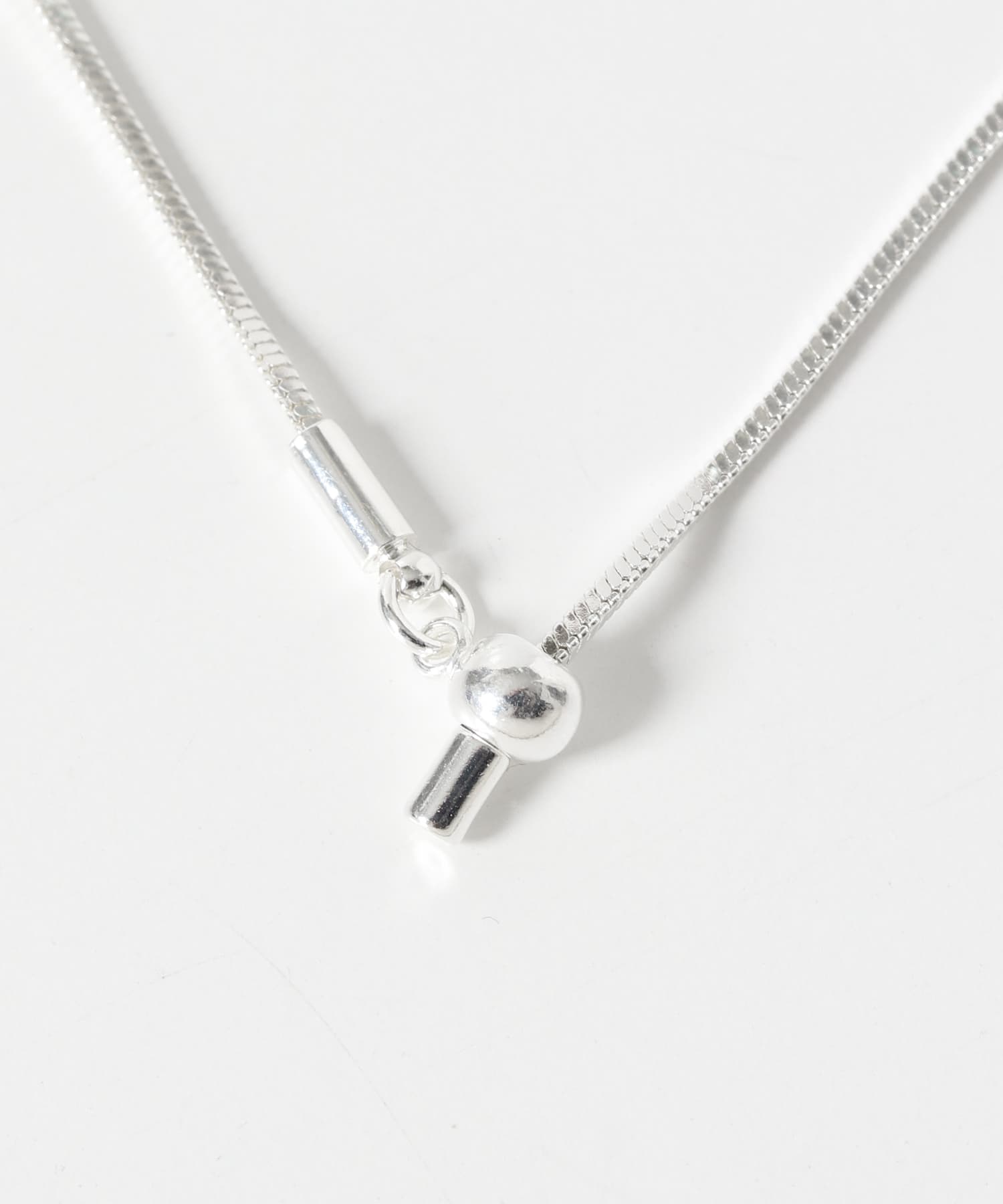 ボールトップスライドYネックレス SLV -