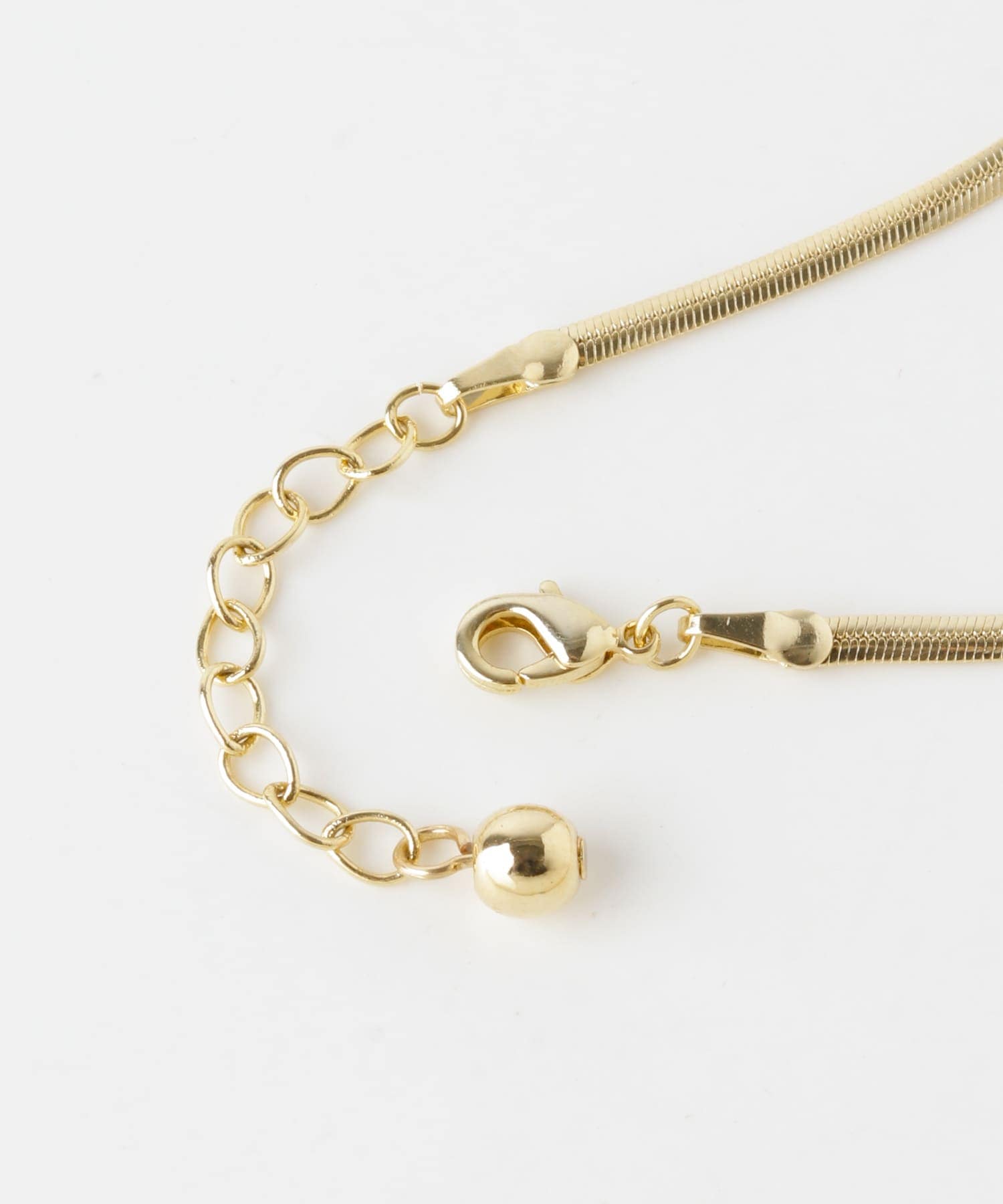 パールスネークチェーン2セットネックレス IVO/GLD -