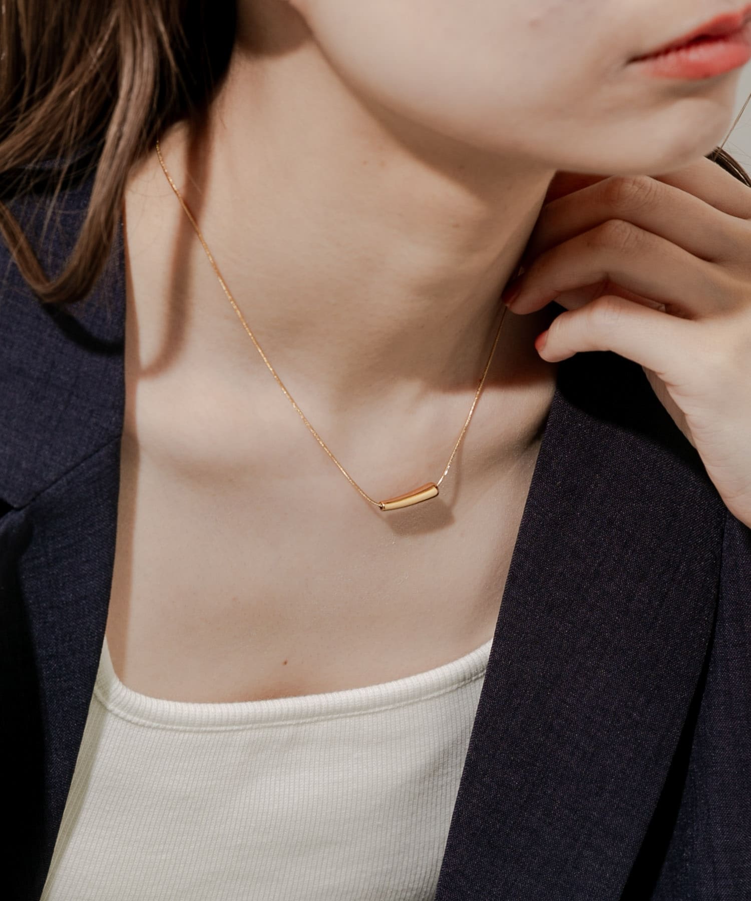 ステンレスワントップネックレス GLD -