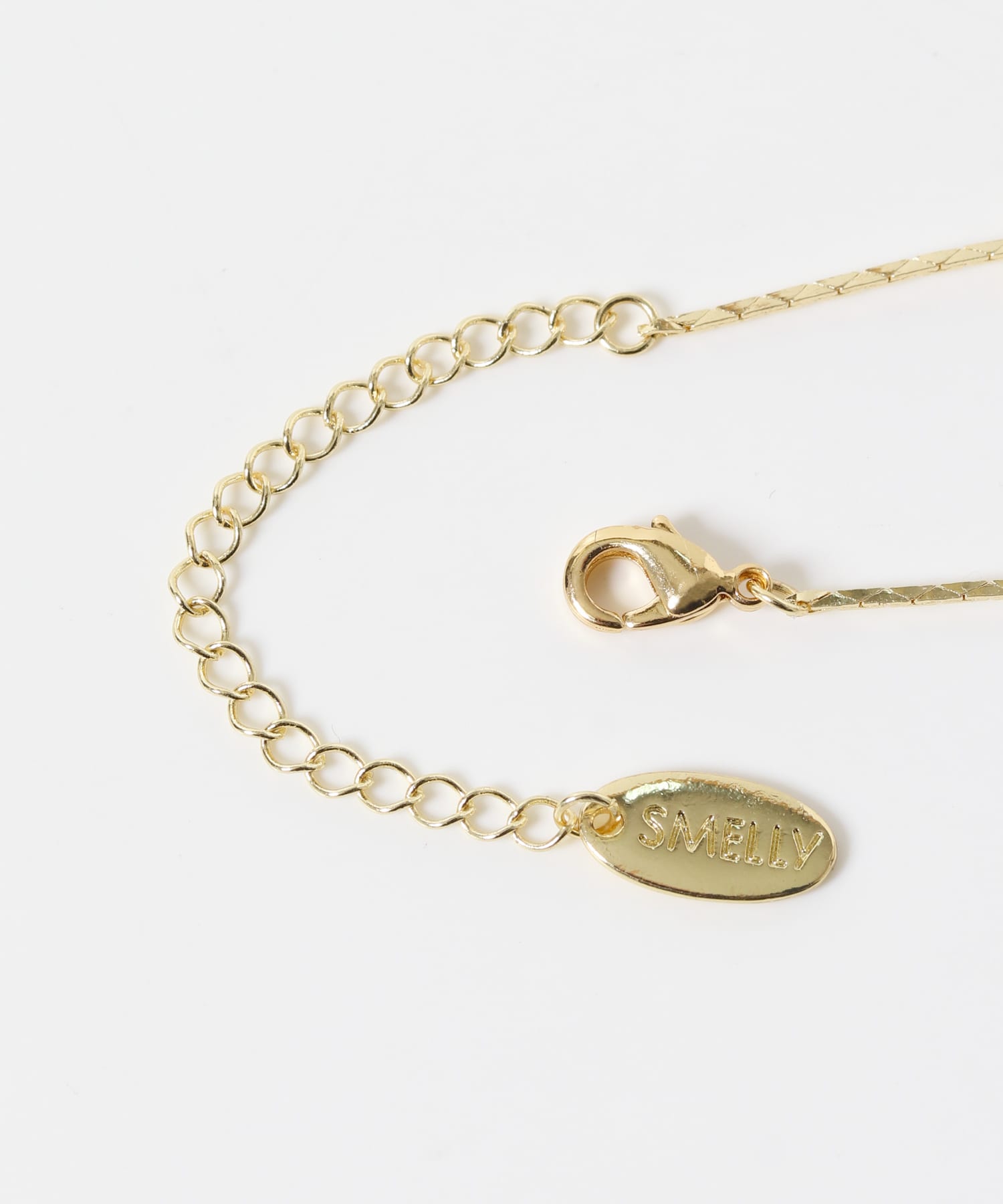 パールメタルチェーンシンプルネックレス GLD -