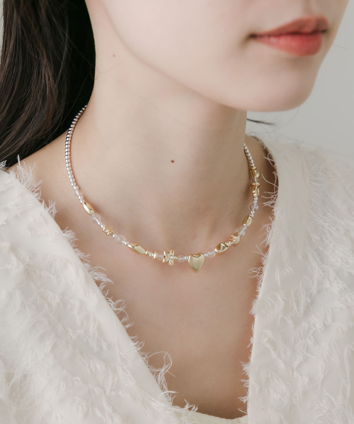モチーフチョーカーネックレス SLV -
