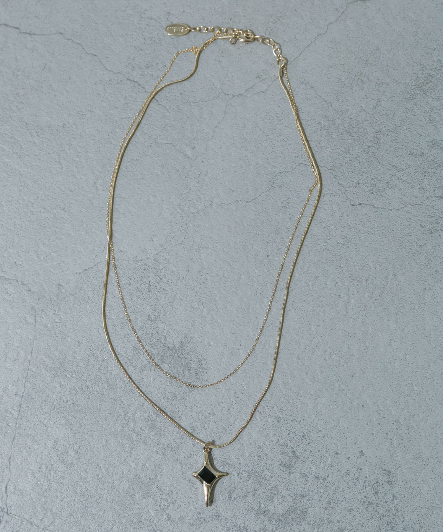 スターストーンネックレス GLD -