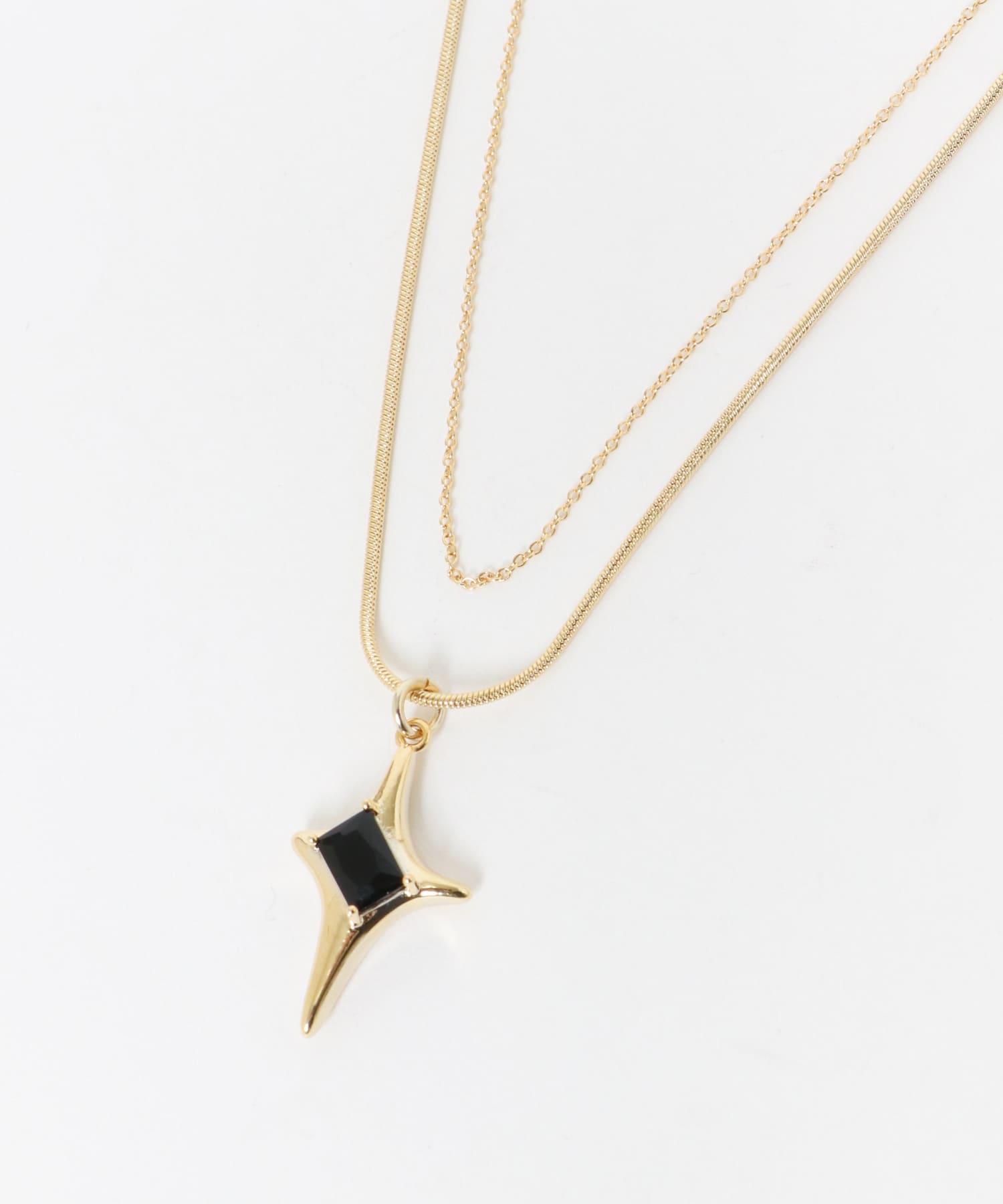 スターストーンネックレス GLD -