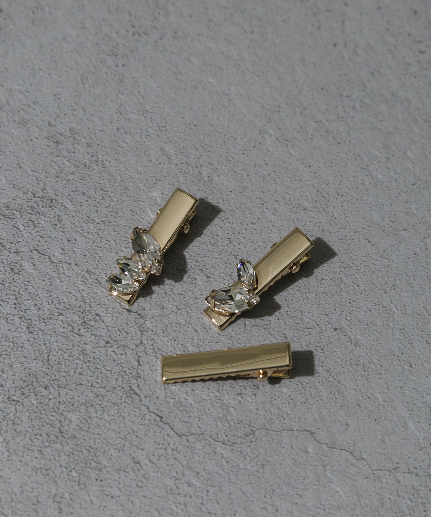 ビジューメタル3セットピン GLD -