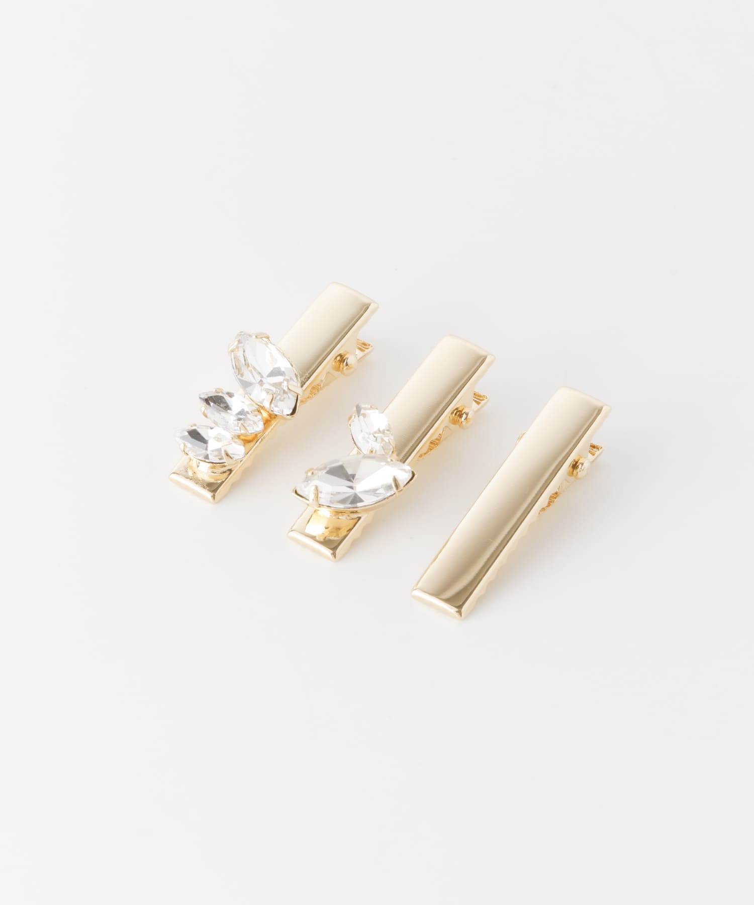 ビジューメタル3セットピン GLD -