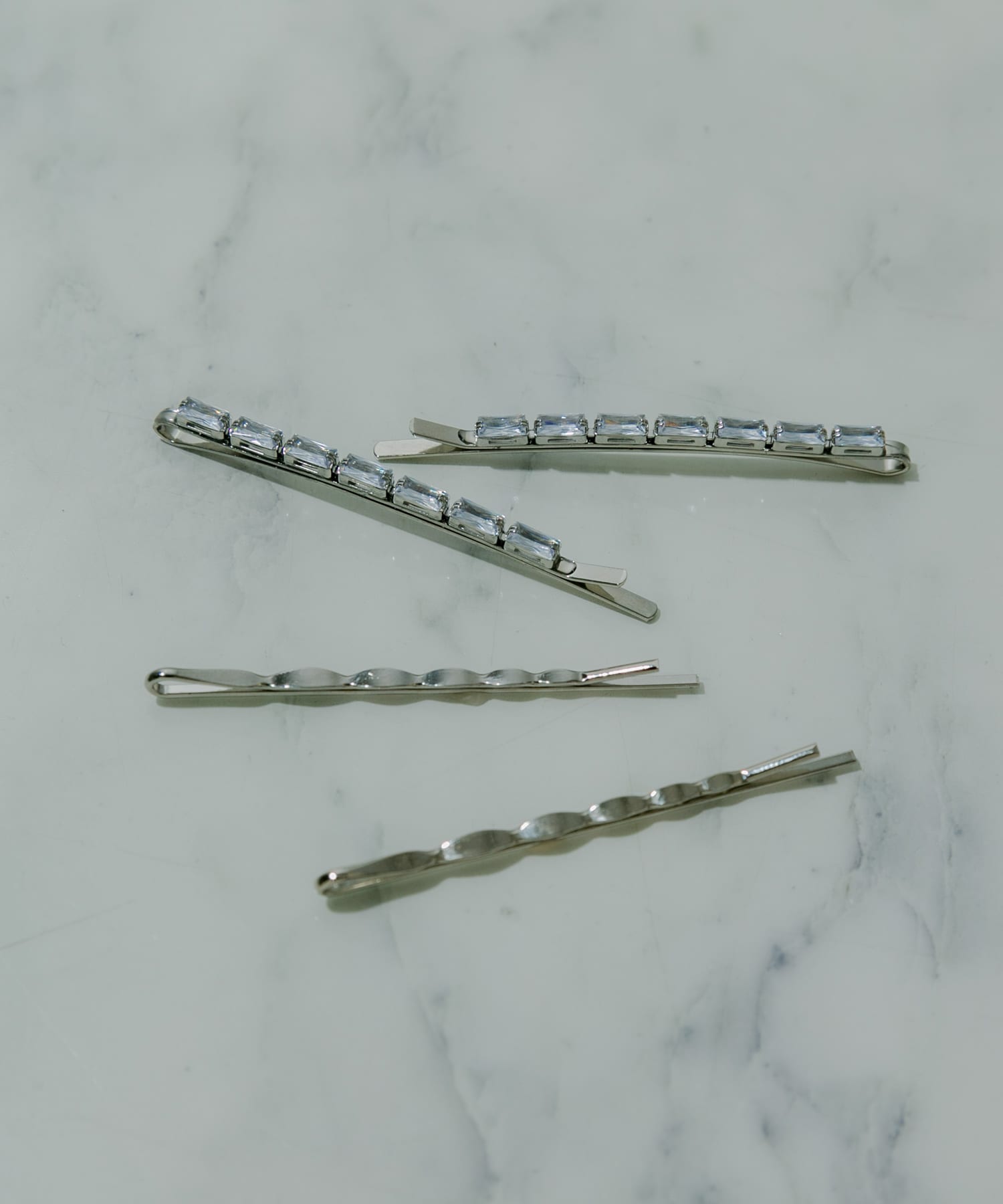 ビジュー4セットピン