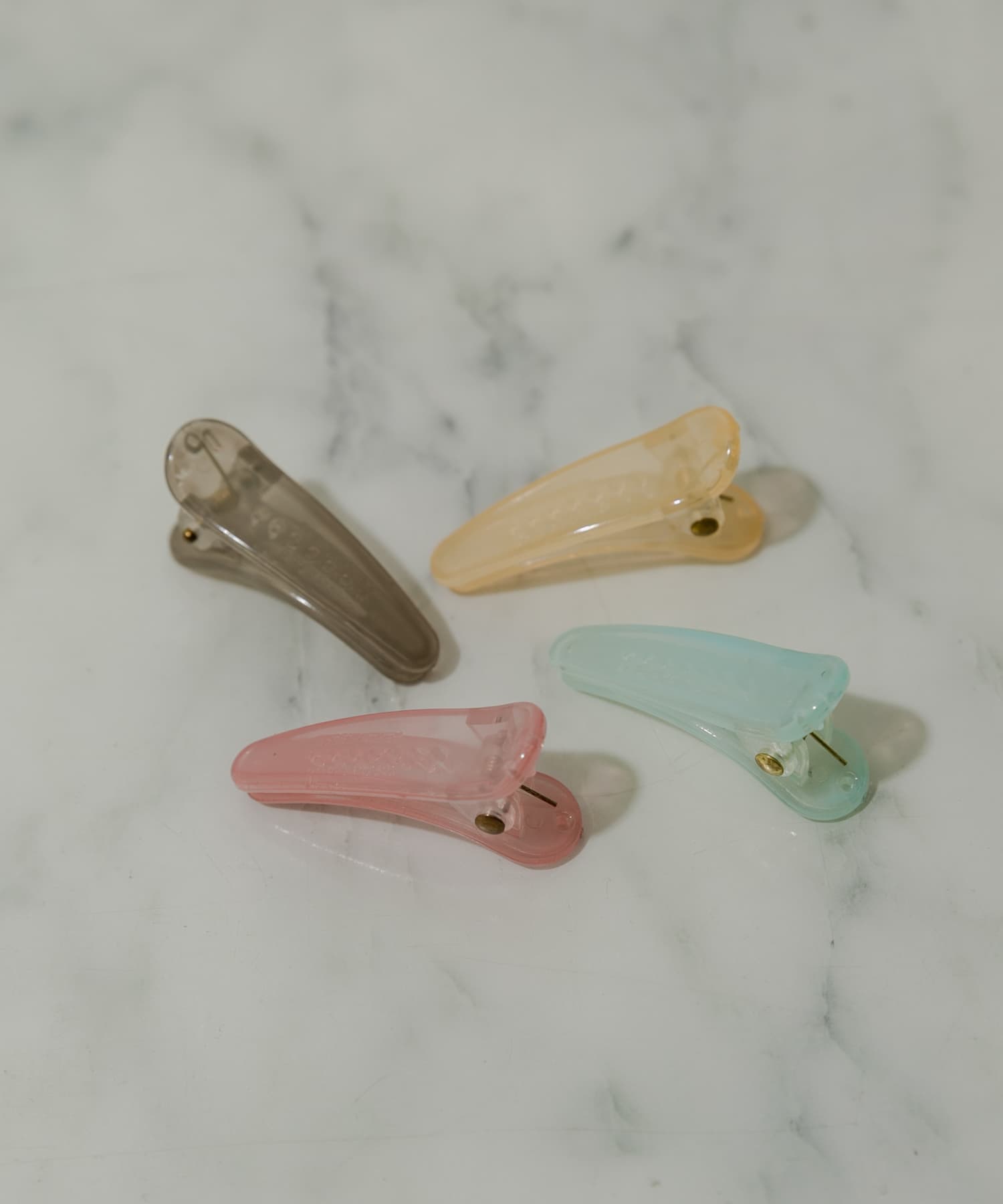 クリアカラー4セットクリップ