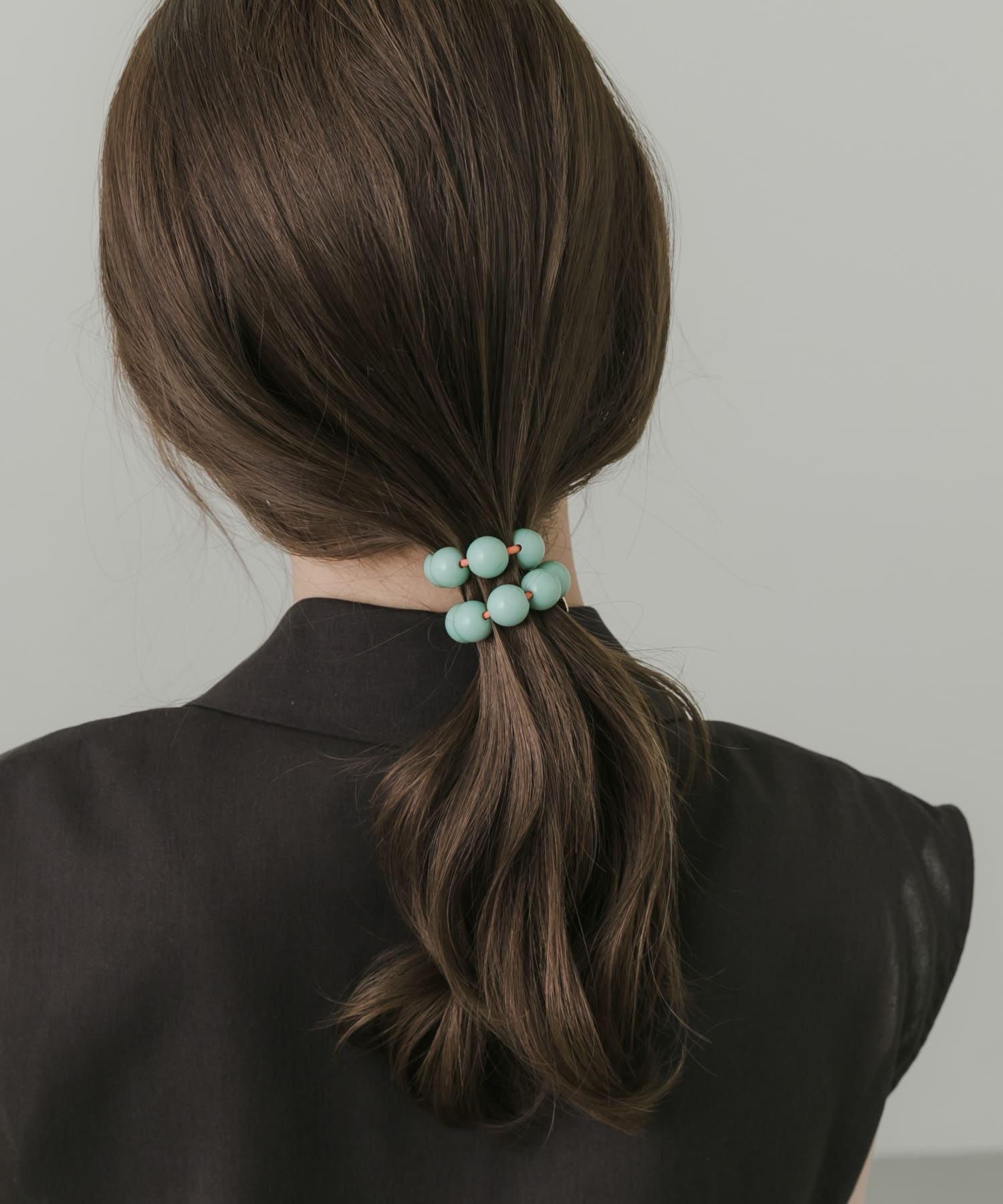 カラーボールヘアゴム MNT -