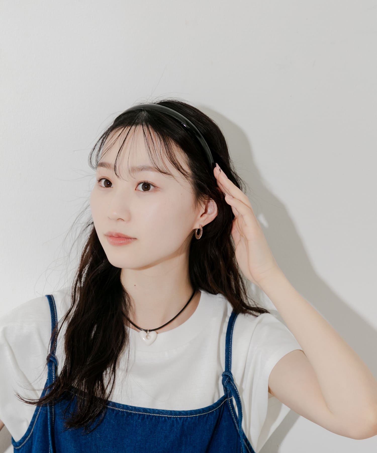 エナメルカチューシャ BLK -