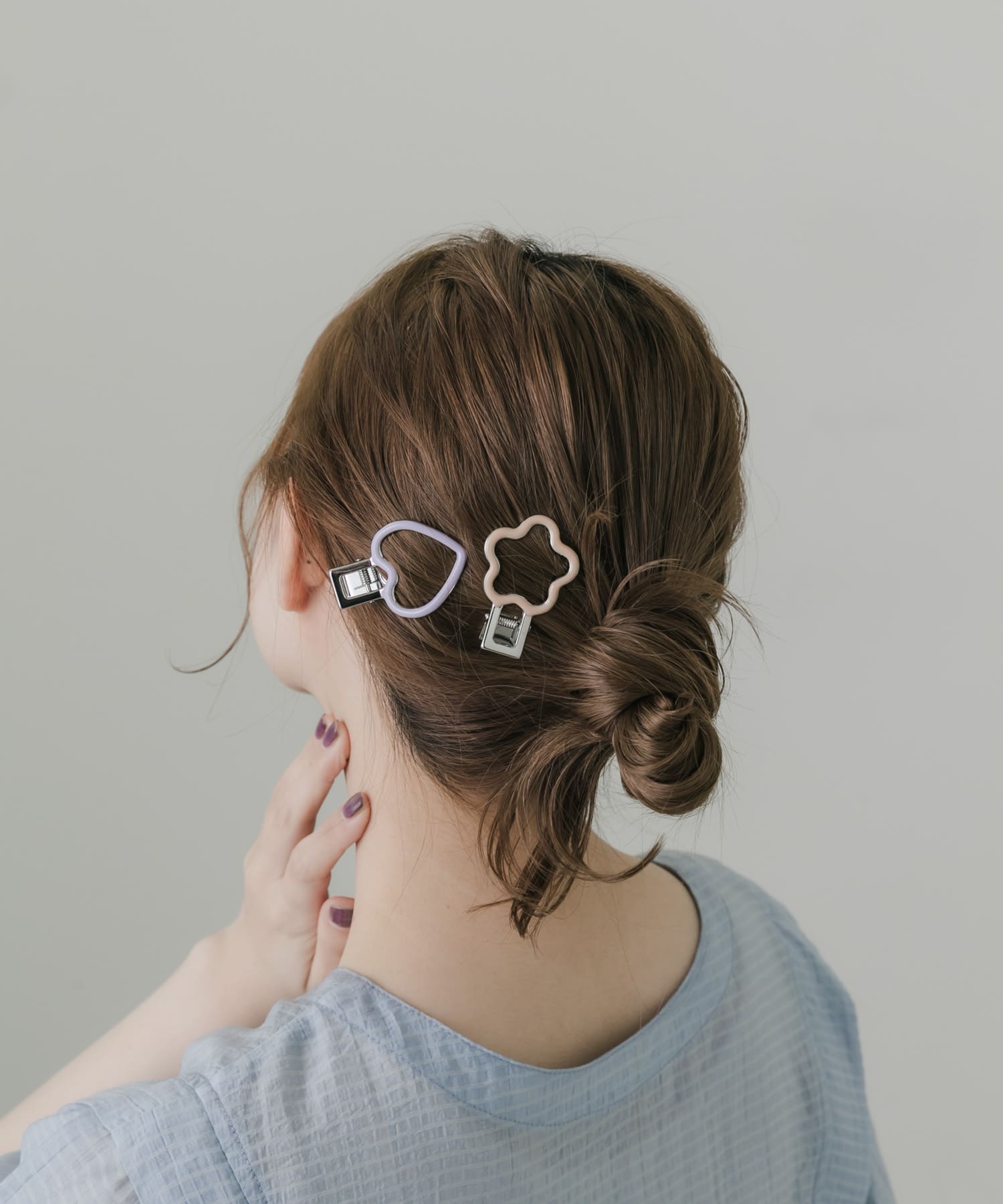 モチーフ2セットヘアピン LVD/BEG -