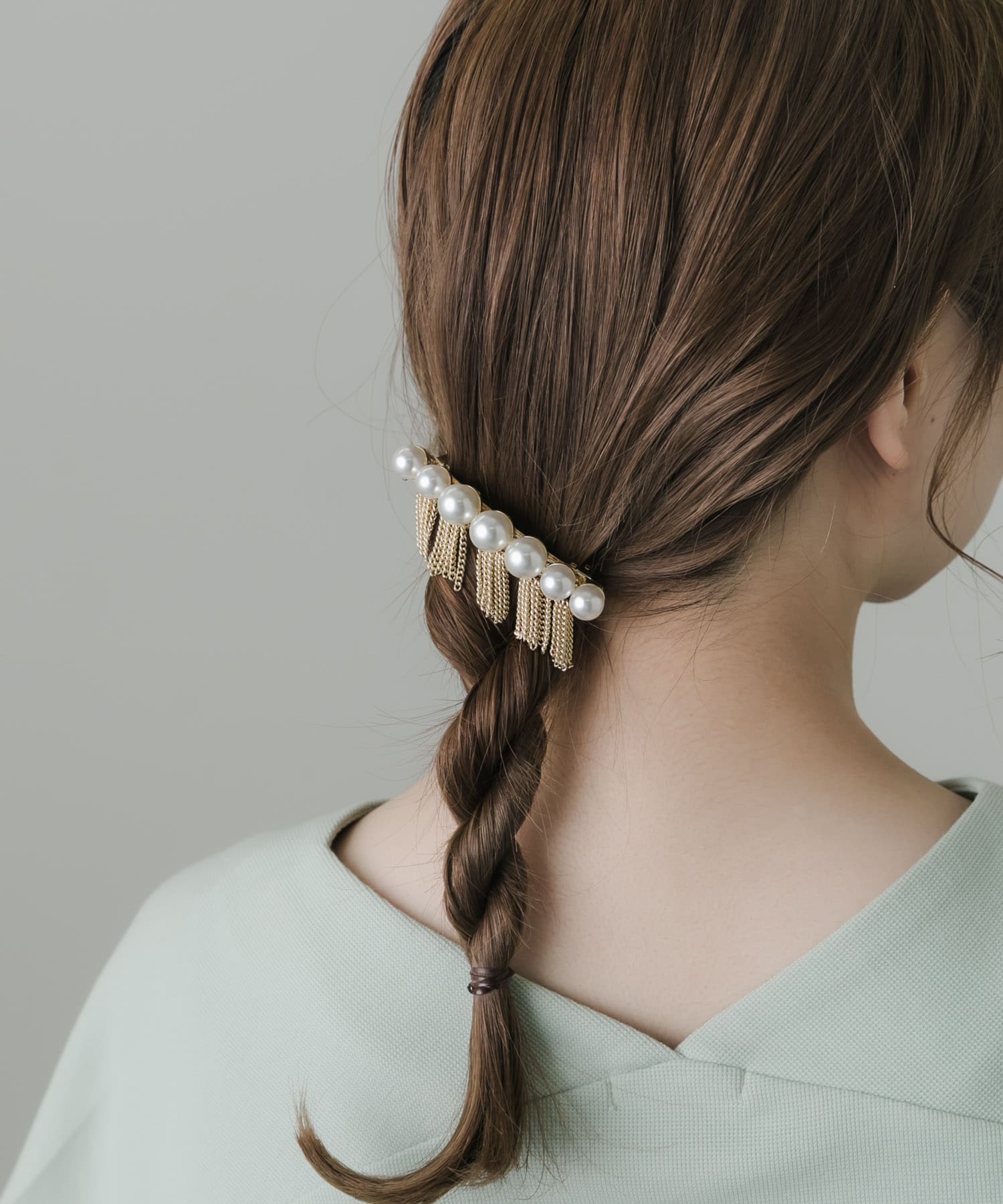 パールチェーンバレッタ