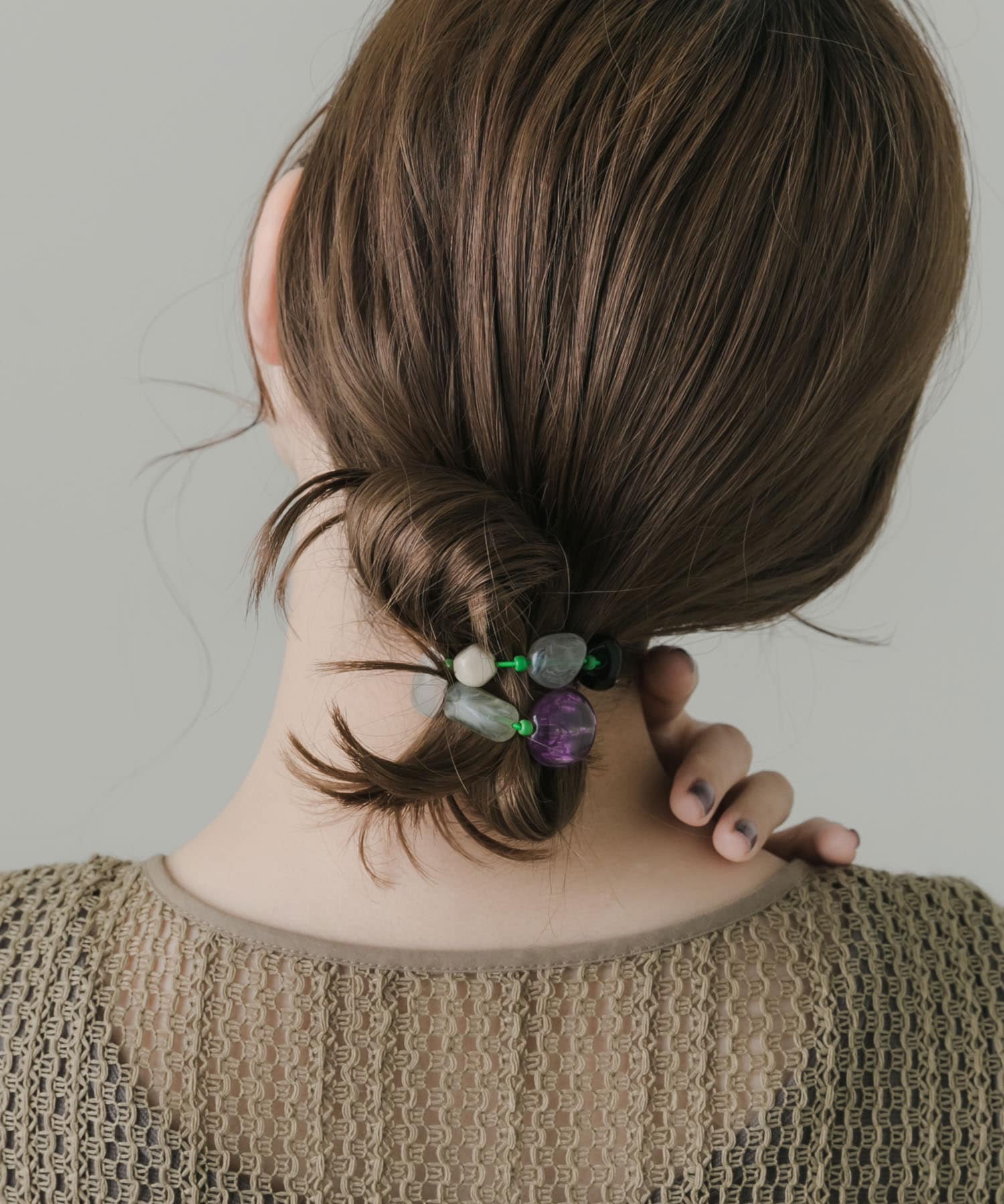 カラフルモチーフヘアポニー PUP -