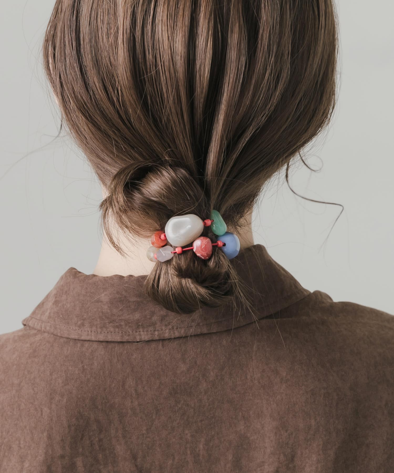 カラフルモチーフヘアポニー