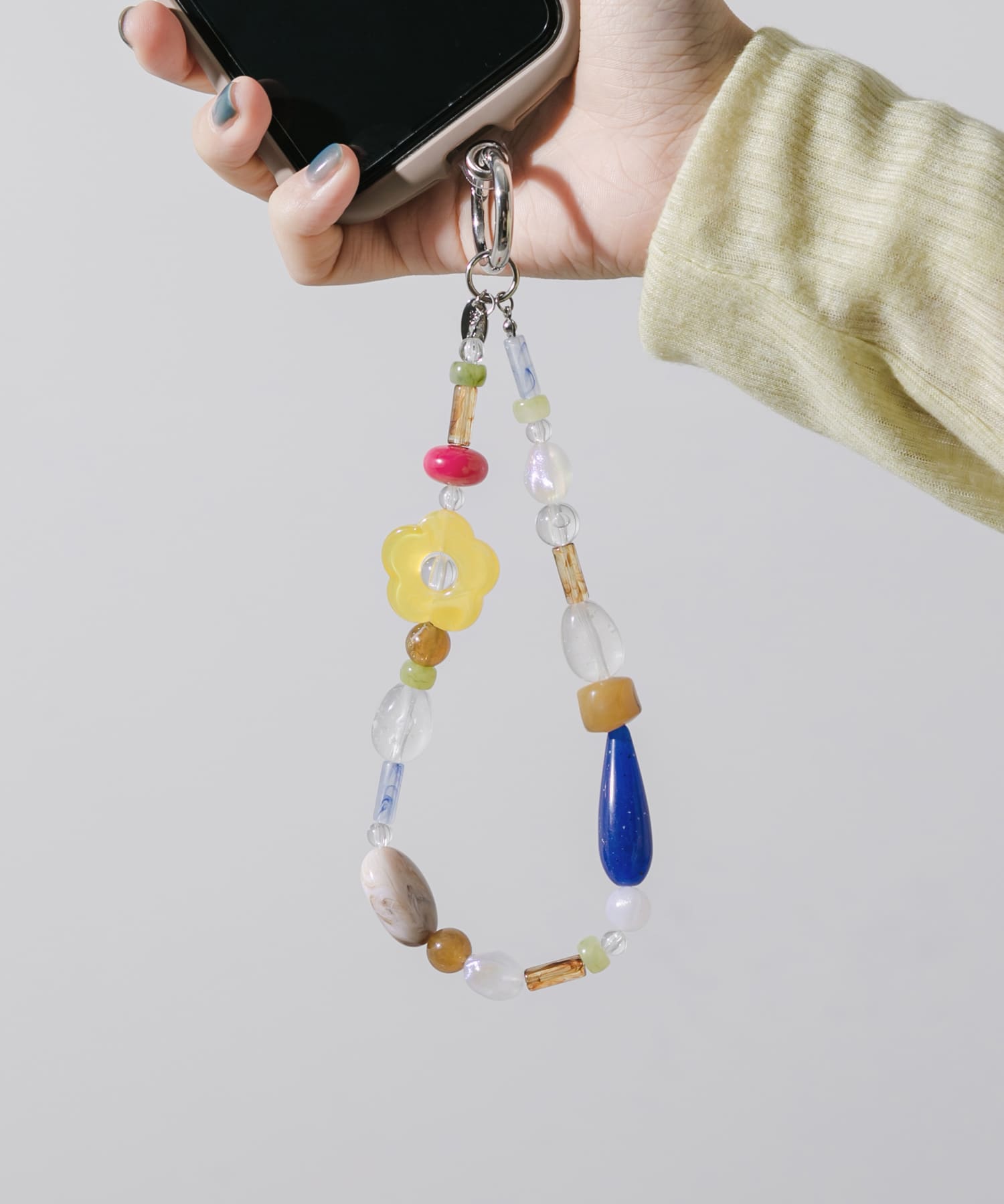 カラフルモチーフループキーチェーン CLR -