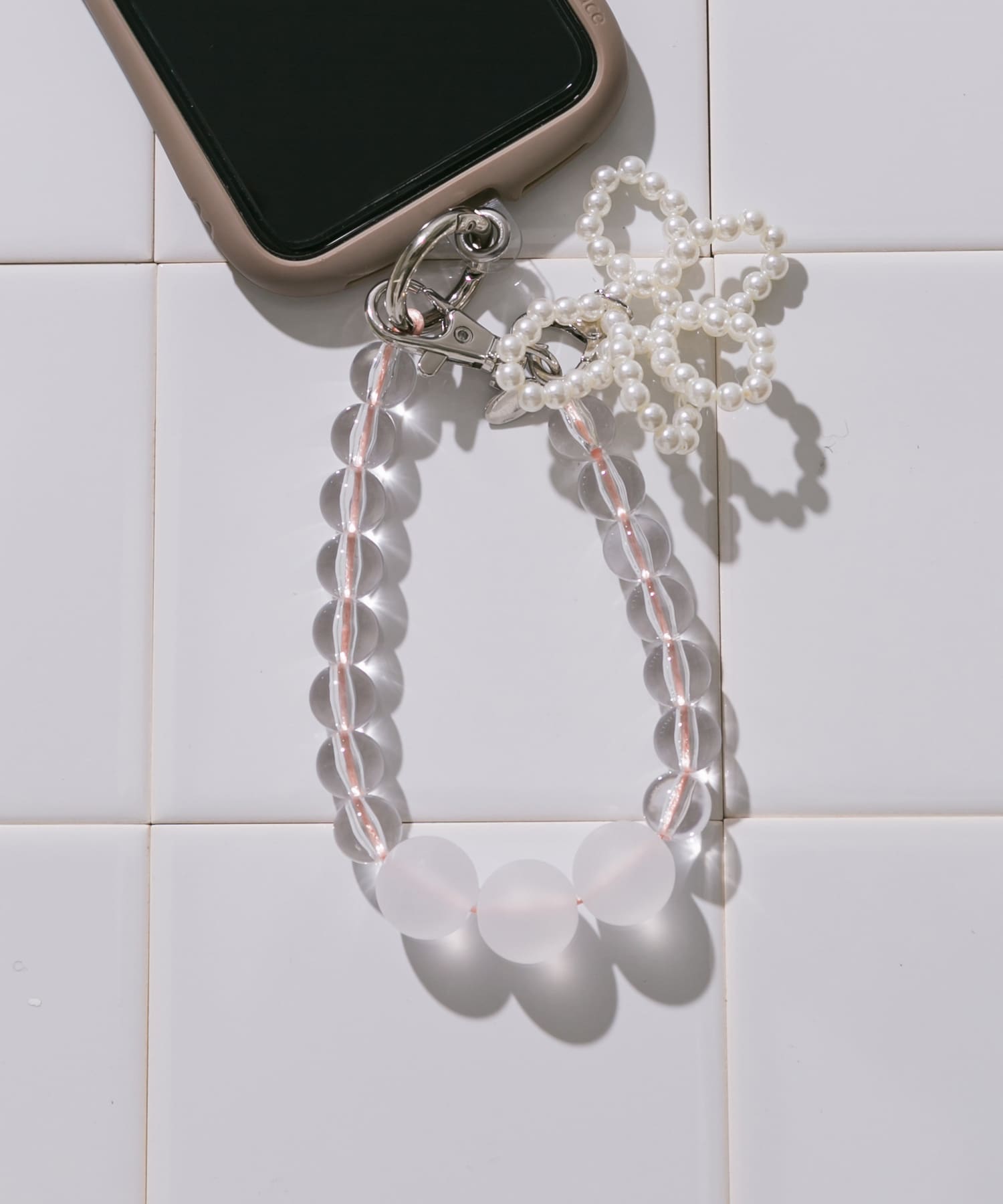 クリアボールキーチェーン