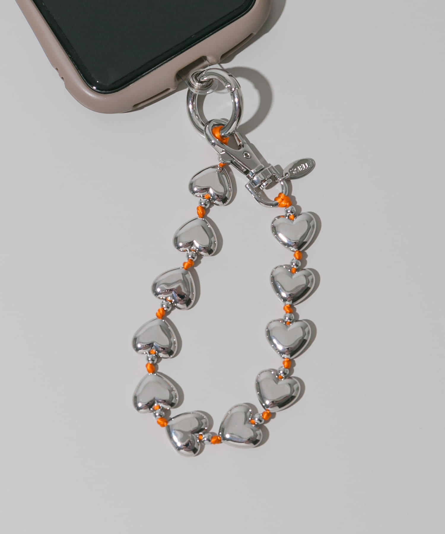 メタルハートキーチェーン