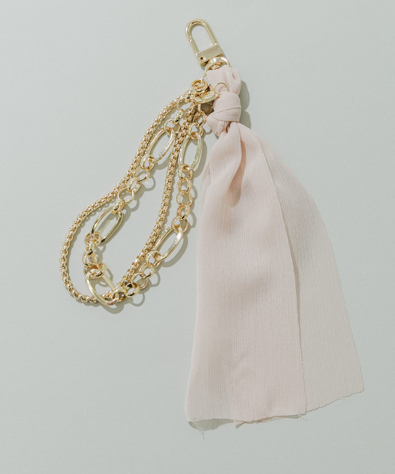 メタルパーツリボンキーチェーン