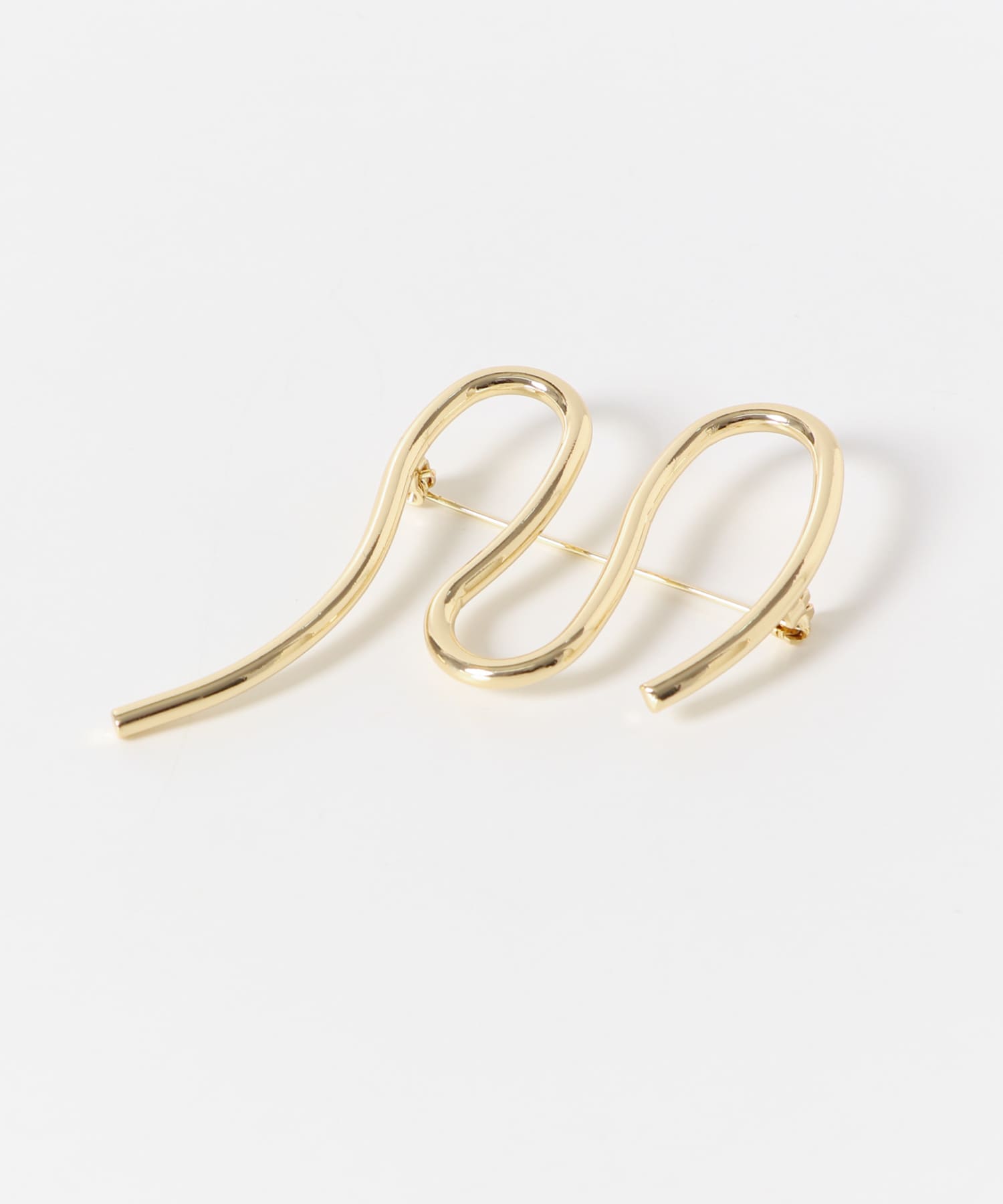 ニュアンスラインブローチ GLD -