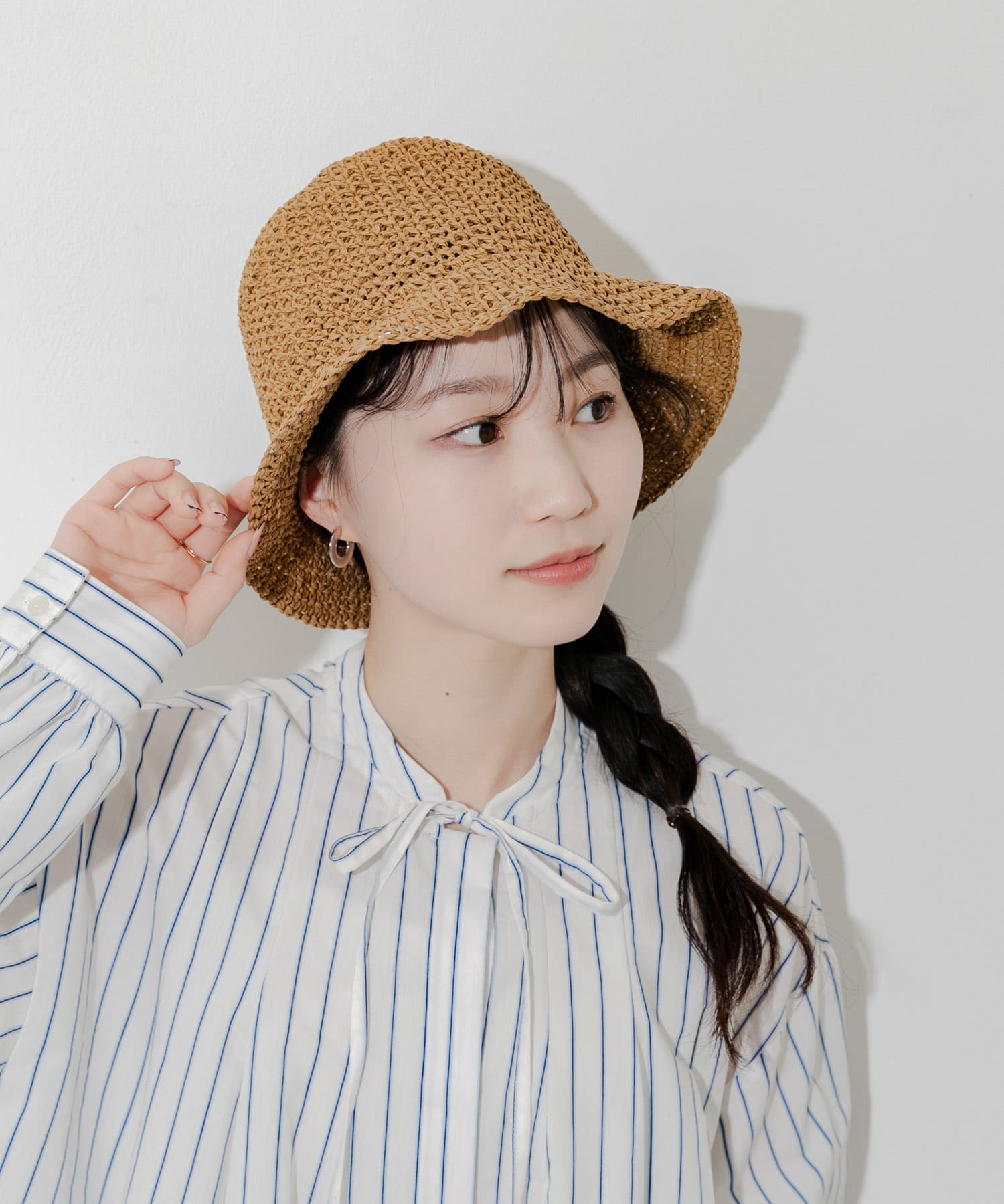 ムジペーパーチューリップハット BEG -