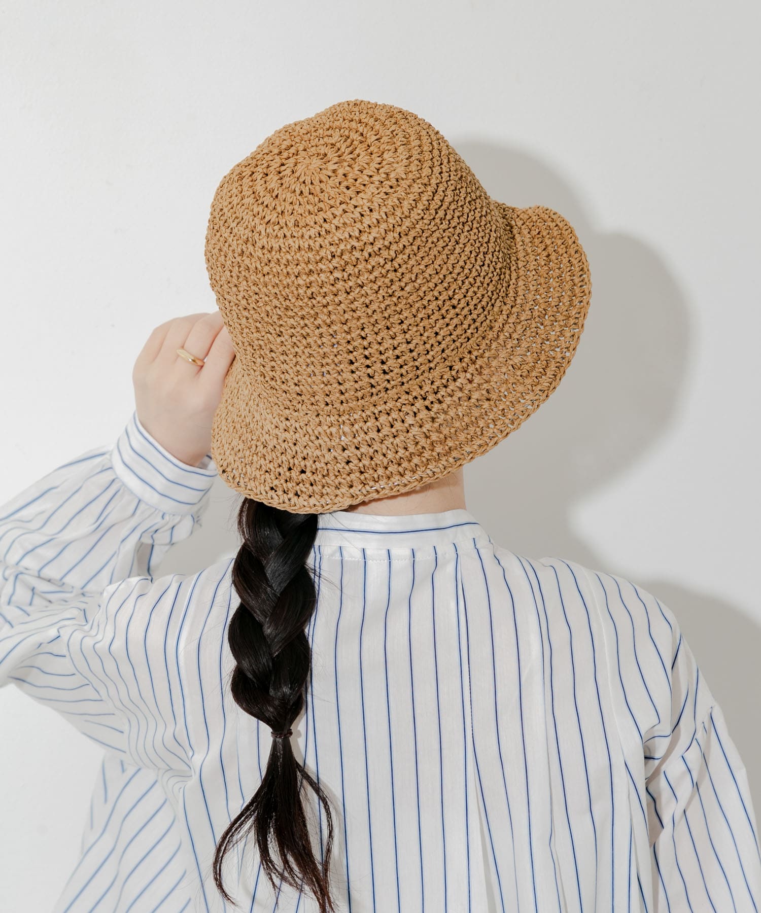 ムジペーパーチューリップハット BEG -