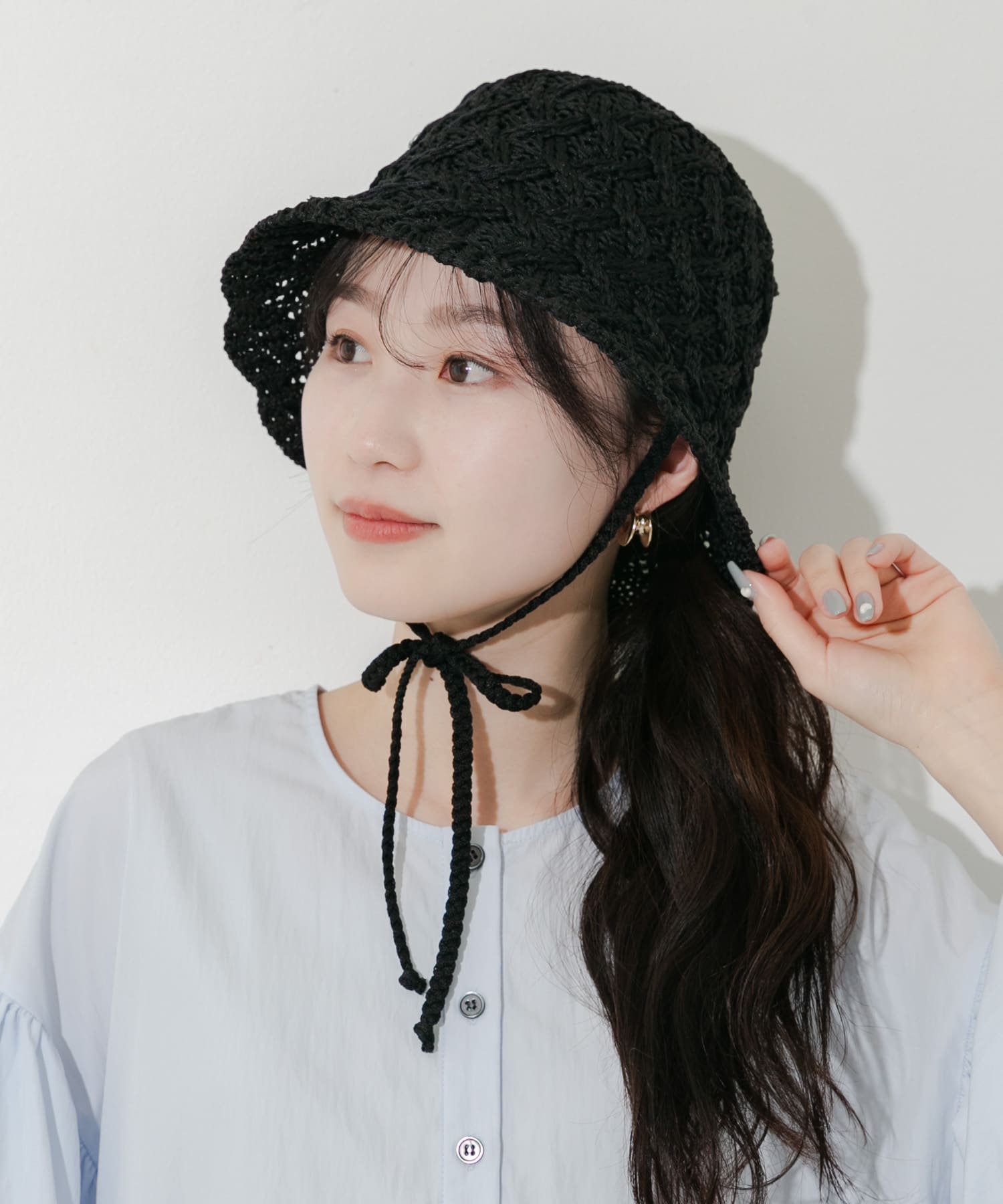 クロスアミサーモハット BLK -