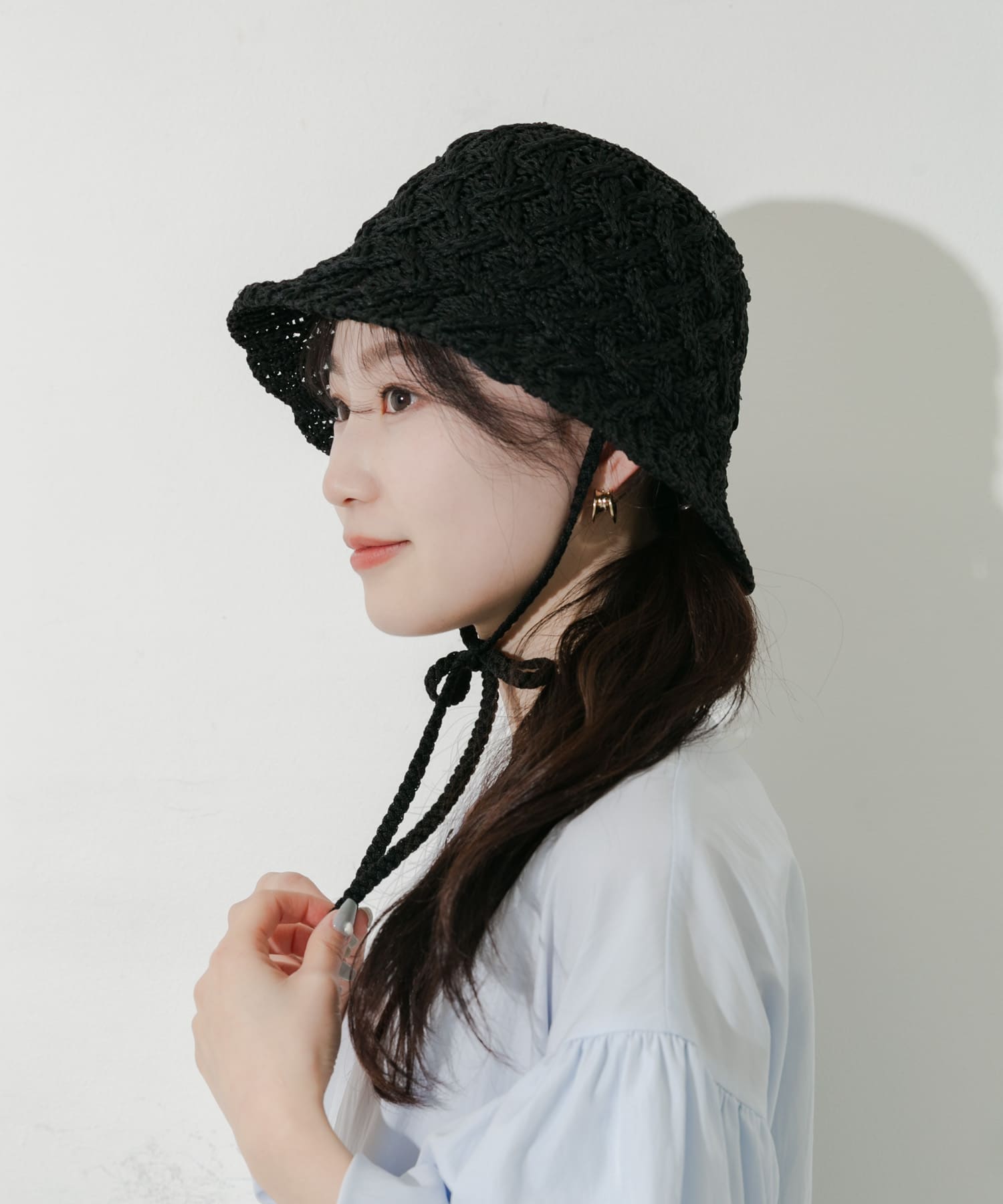 クロスアミサーモハット BLK -